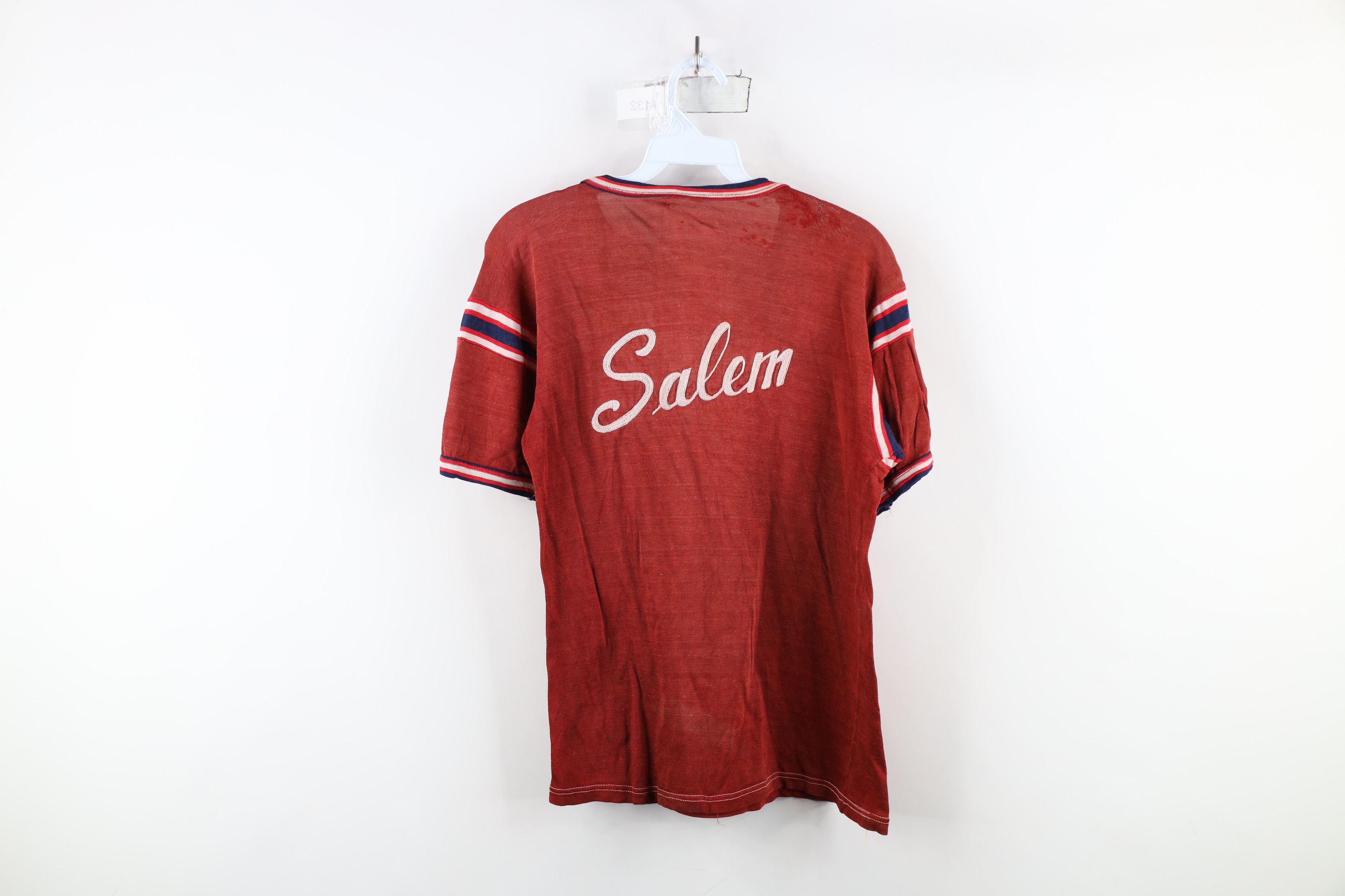 Vintage Vintage 40s 50s Durene Knit Chain Stitch Salem Jersey Size US S / EU 44-46 / 1 - 1 Thumbnail