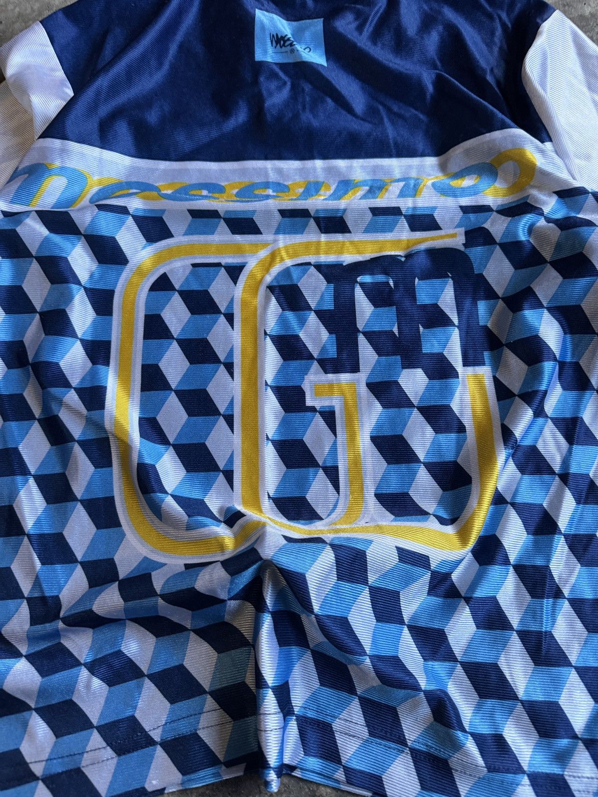 Japanese Brand × Vintage Crazy vintage Y2K racing style soccer polo jersey shirt Size US M / EU 48-50 / 2 - 4 Thumbnail