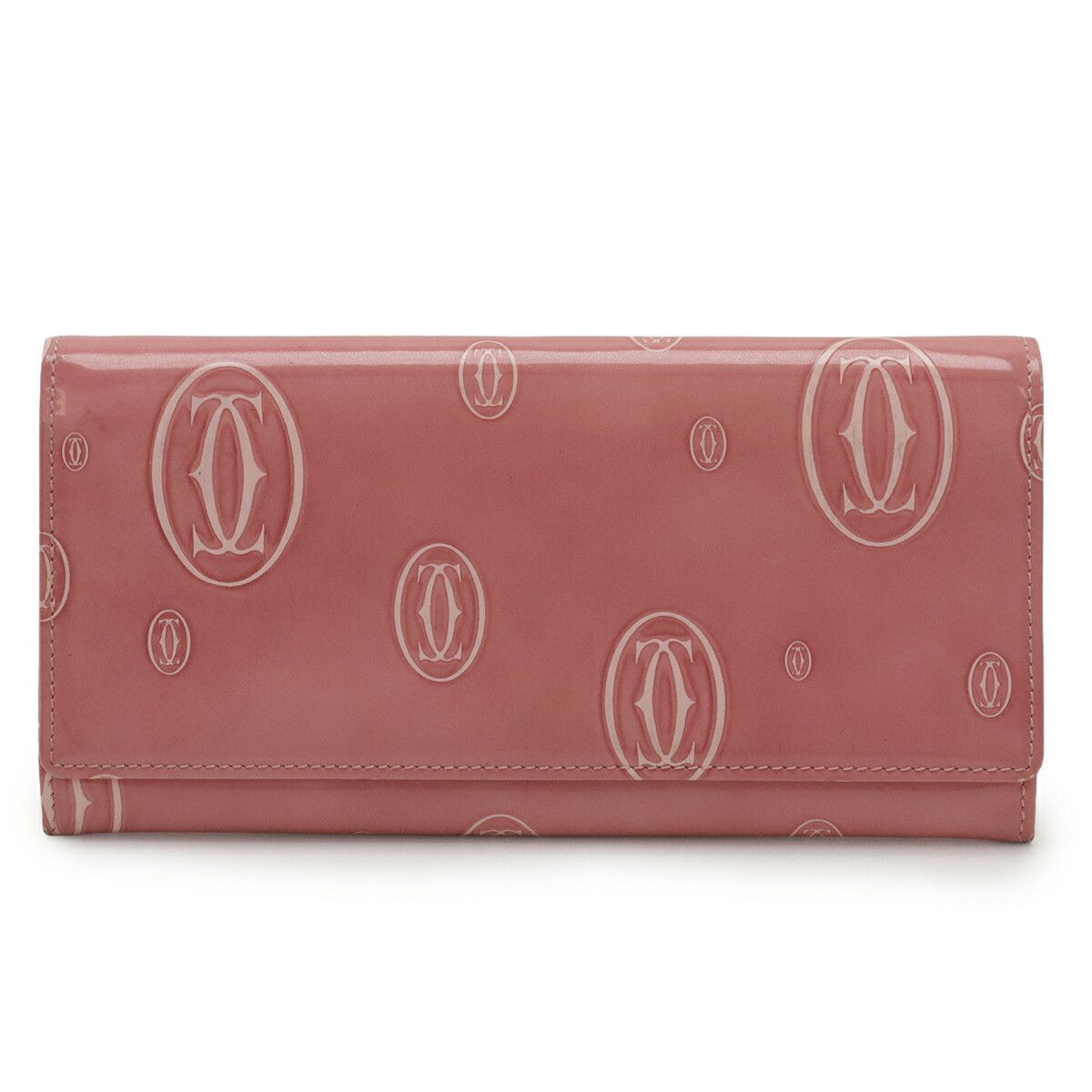 Cartier Cartier Cartier Happy Birthday Patent Leather Long Wallet Leather Long Wallet L30000951 DUTY FREE for USA Size ONE SIZE - 1 Thumbnail
