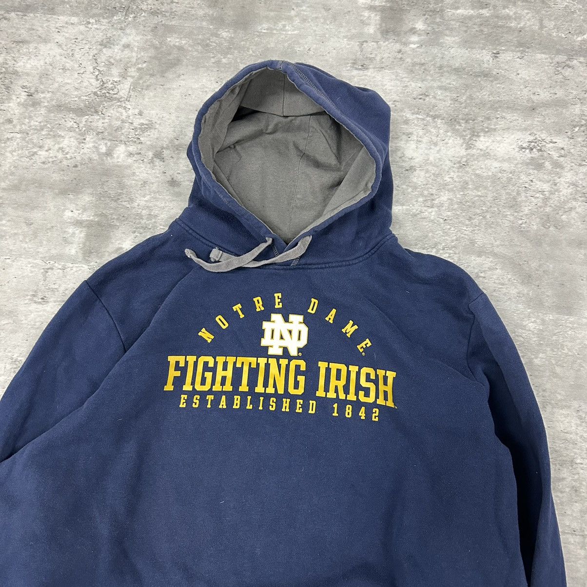 NCAA × Vintage University of Notre dame hoodie sweatshirt sz xxl Size US XXL / EU 58 / 5 - 2 Thumbnail