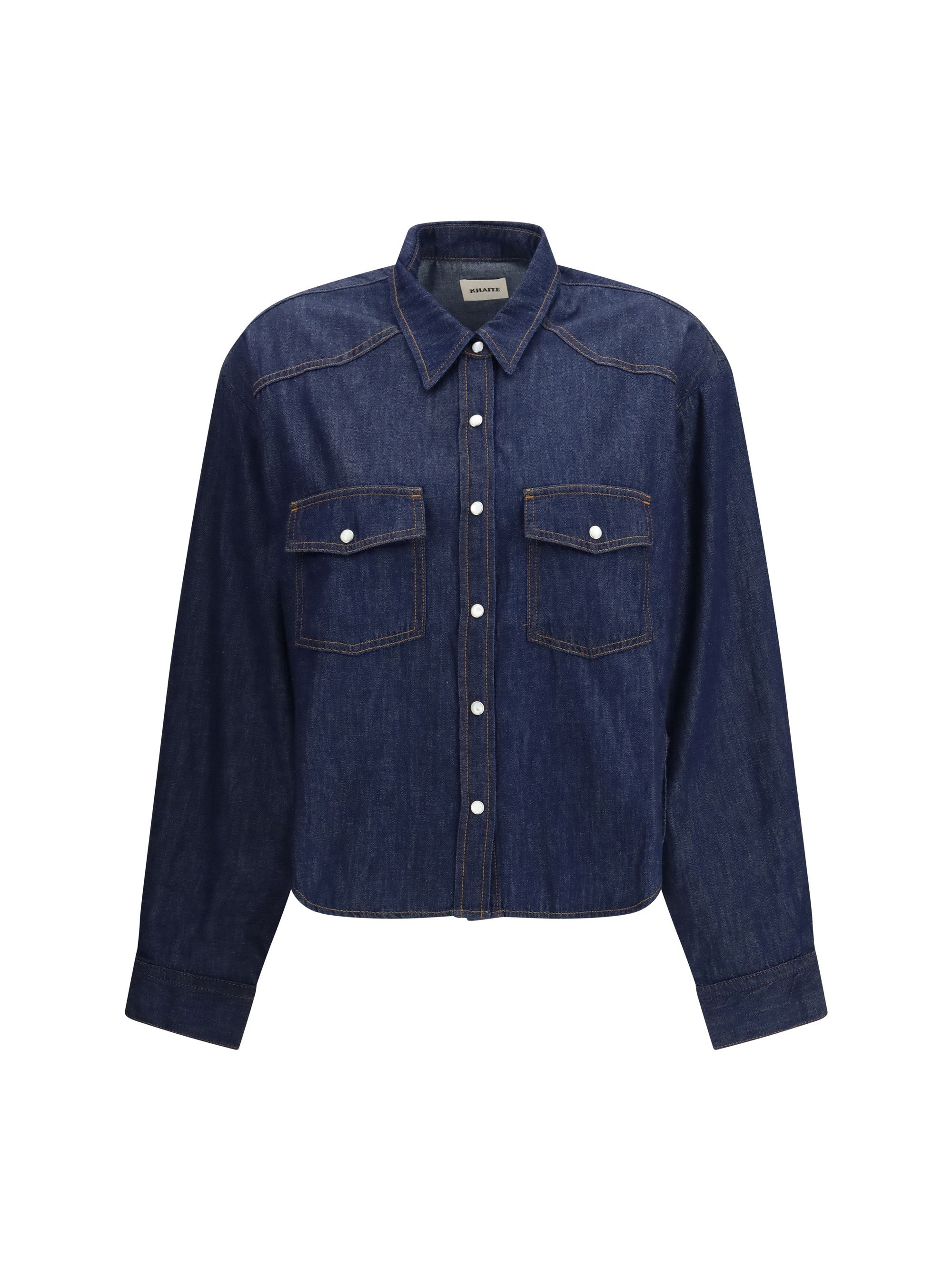 KHAITE Grenon Shirt Size M / US 6-8 / IT 42-44 - 1 Thumbnail
