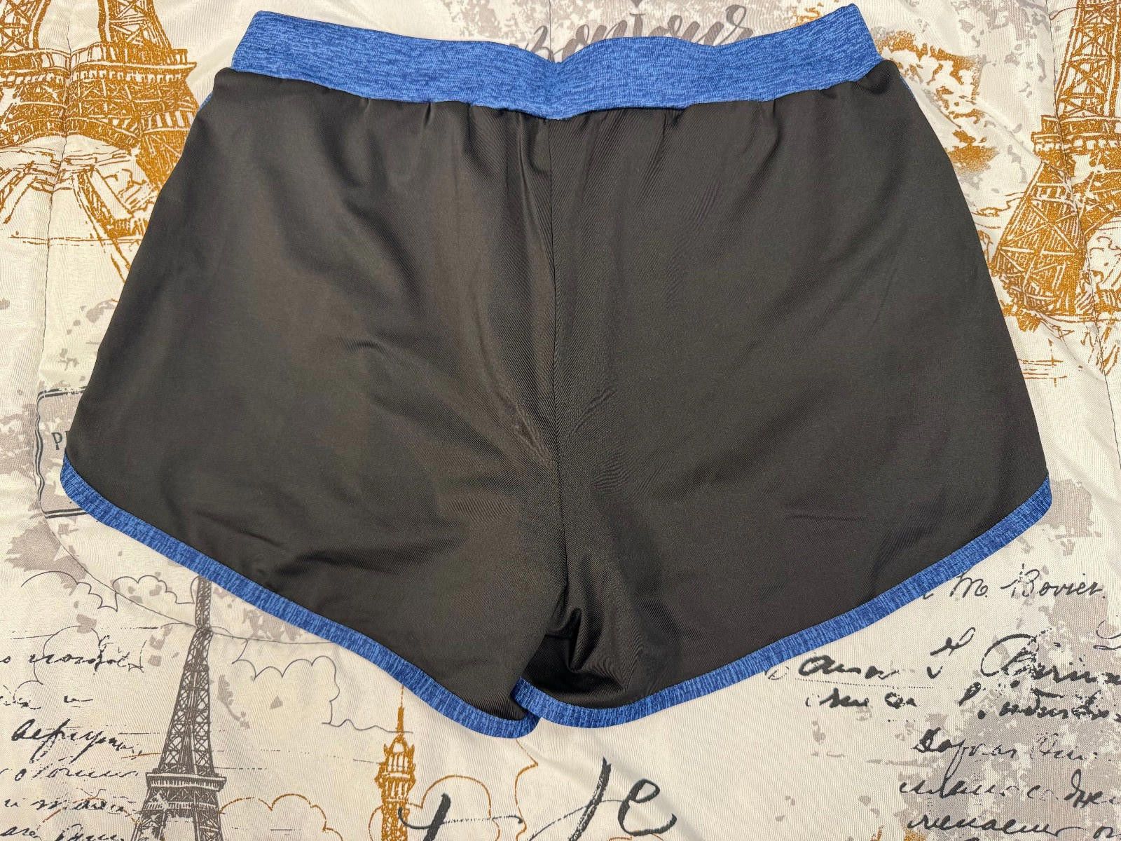 The Unbranded Brand Women’s 3 Pc Athletic Set Jacket T-Shirt Shorts Blue Black M Size M / US 6-8 / IT 42-44 - 9 Thumbnail