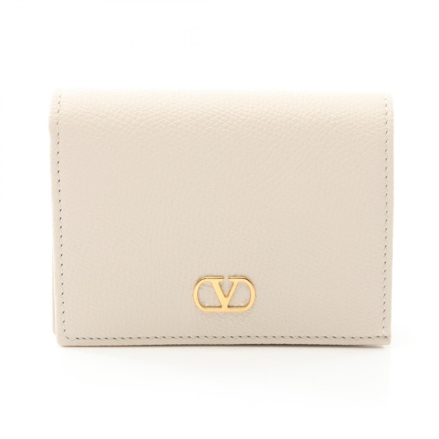 Valentino Valentino Bi-Fold Wallet Leather White Size ONE SIZE - 1 Thumbnail