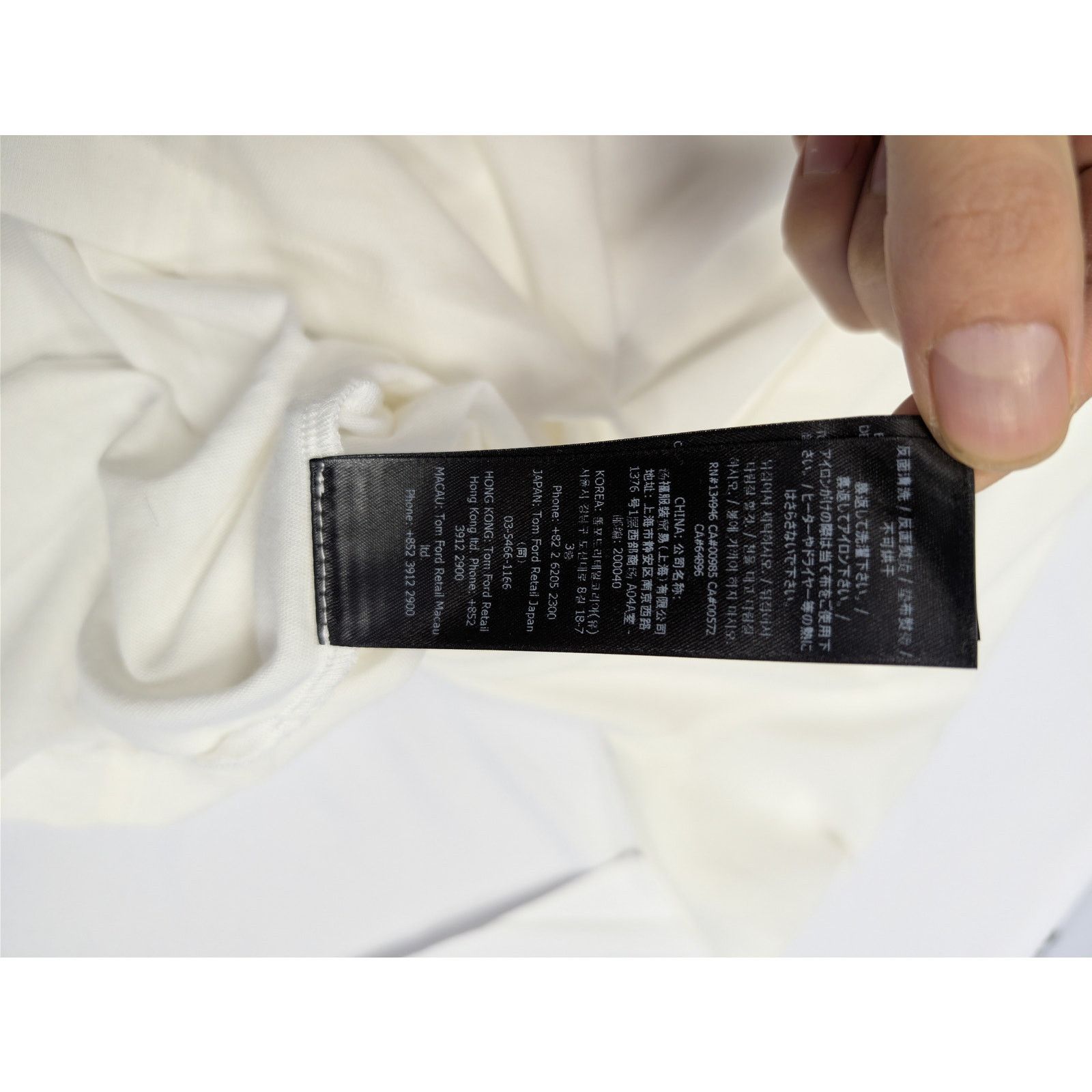 Tom Ford o1rshd1 short-sleeve T-Shirt in White Size US S / EU 44-46 / 1 - 22 Thumbnail
