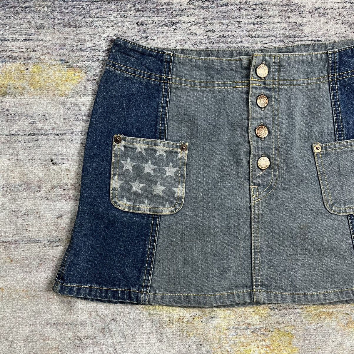 Hysteric Glamour × Japanese Brand × Le Grande Bleu (L.G.B.) Vintage y2k 90s Hysteric Glamour star mini skirt Size 28" / US 6 / IT 42 - 6 Thumbnail