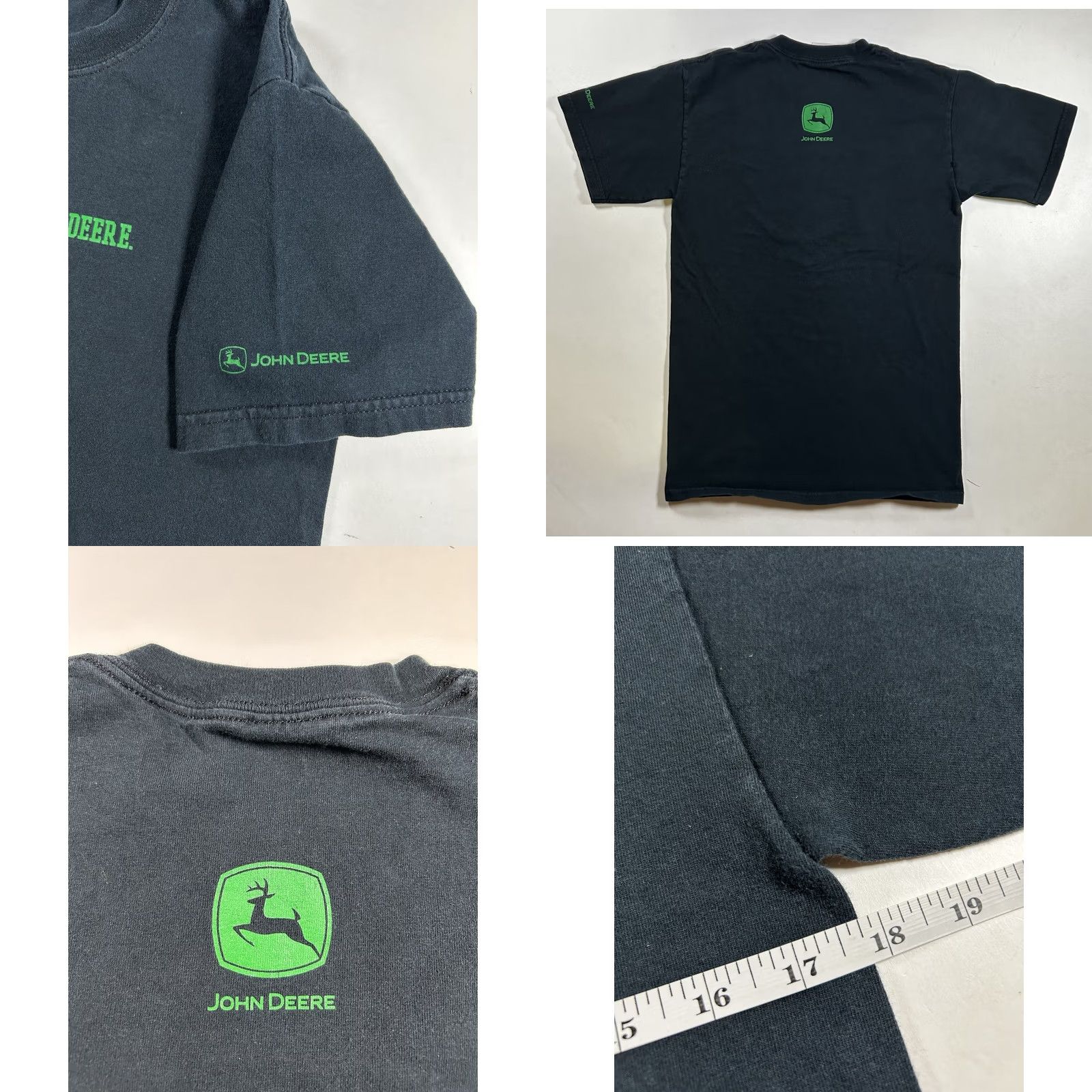 John Deere VINTAGE John Deere Shirt Small Green 2000s Y2K Farming Tractor Unisex Adults Size US S / EU 44-46 / 1 - 8 Thumbnail