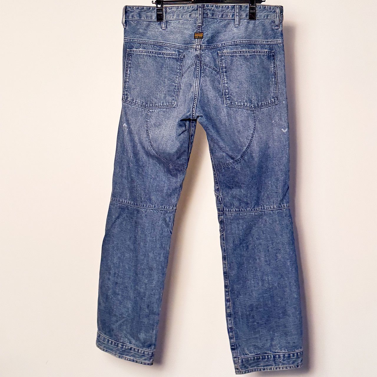 G-Star G-Star 5620 Elwood 3D 96 Regular wide Japanese fabric Jeans Size US 34 / EU 50 - 4 Thumbnail