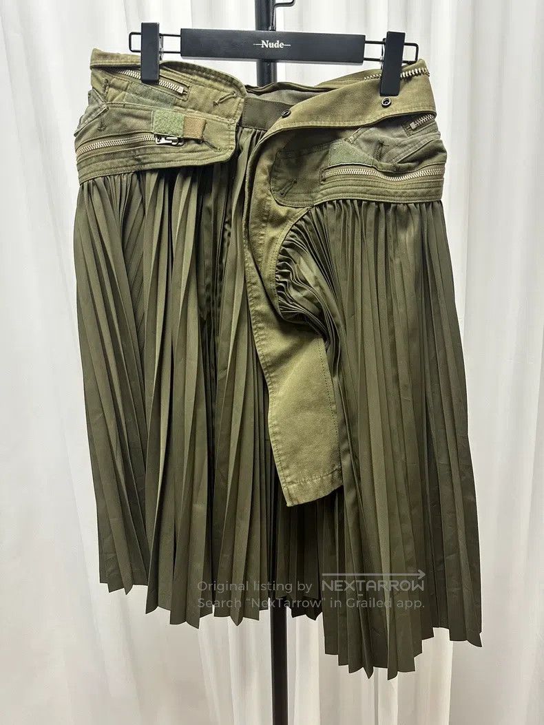 Junya Watanabe Junya Watanabe size S Style deconstructed pleated skirt Size 22" - 3 Thumbnail