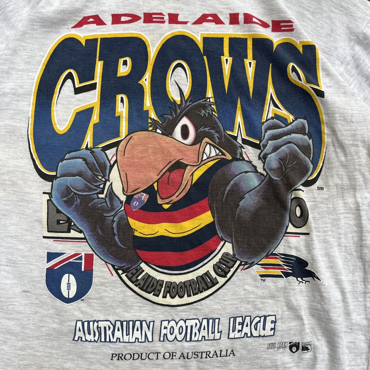 Vintage 90s Vintage Adelaide Crows AFL Premier Cup Graphic Boxy Tee Size US M / EU 48-50 / 2 - 2 Thumbnail