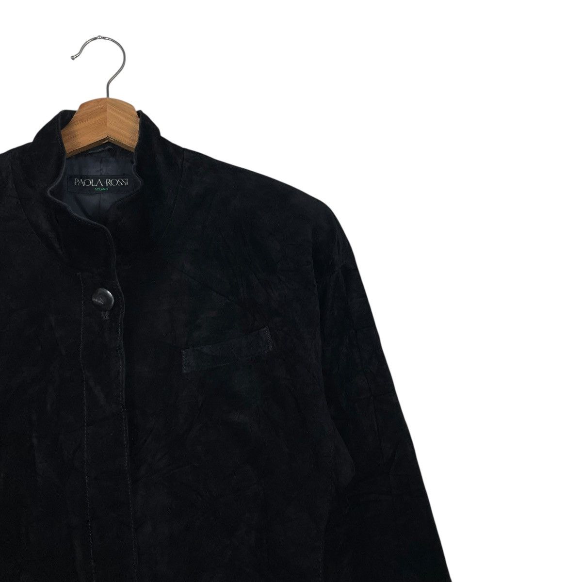 Other Paola Rossi Black Crop Jacket Size M / US 6-8 / IT 42-44 - 5 Thumbnail