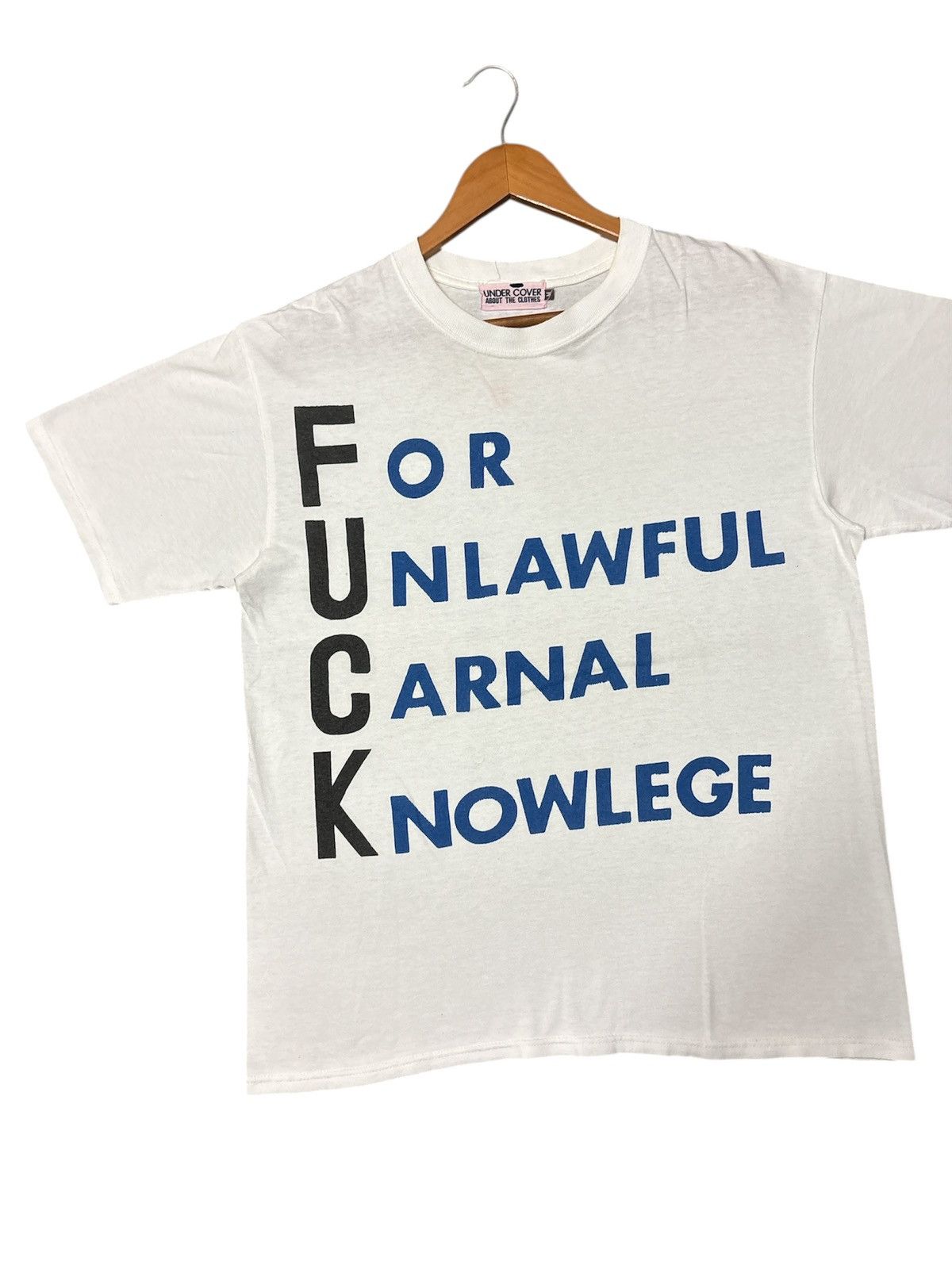 Undercover 💸BINDING OFFER💸VINTAGE 90S UNDERCOVER F.U.C.K TEE💥 Size US M / EU 48-50 / 2 - 3 Thumbnail