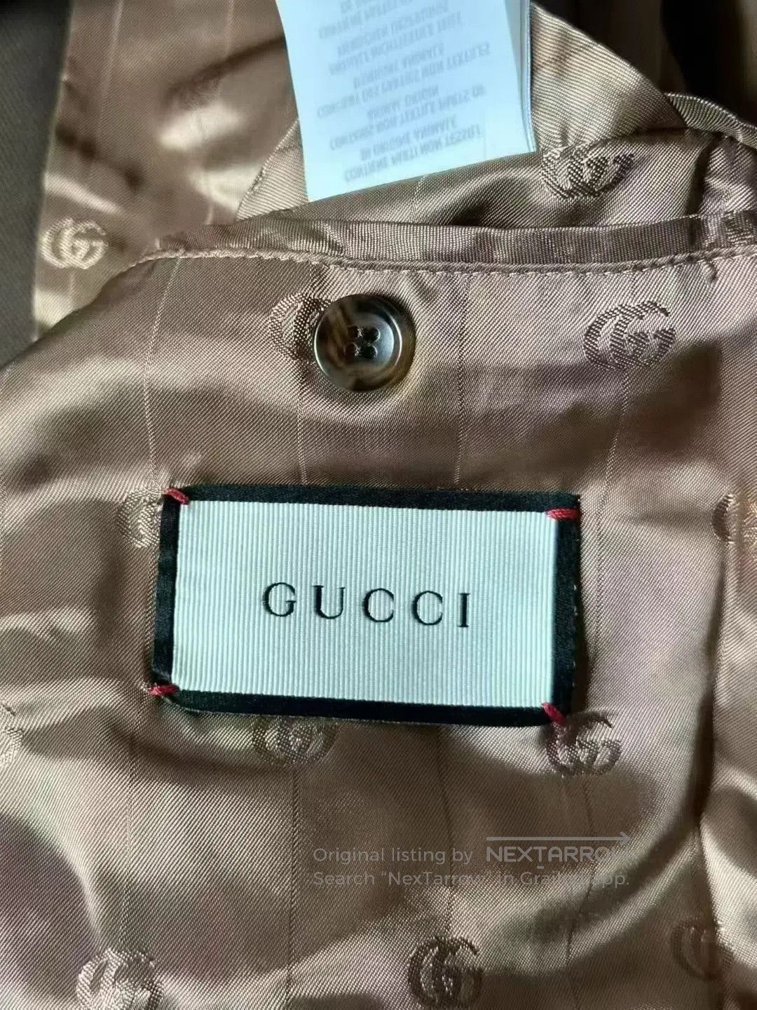 Gucci Guicci Brown Jacket| Size US S / EU 44-46 / 1 - 4 Thumbnail