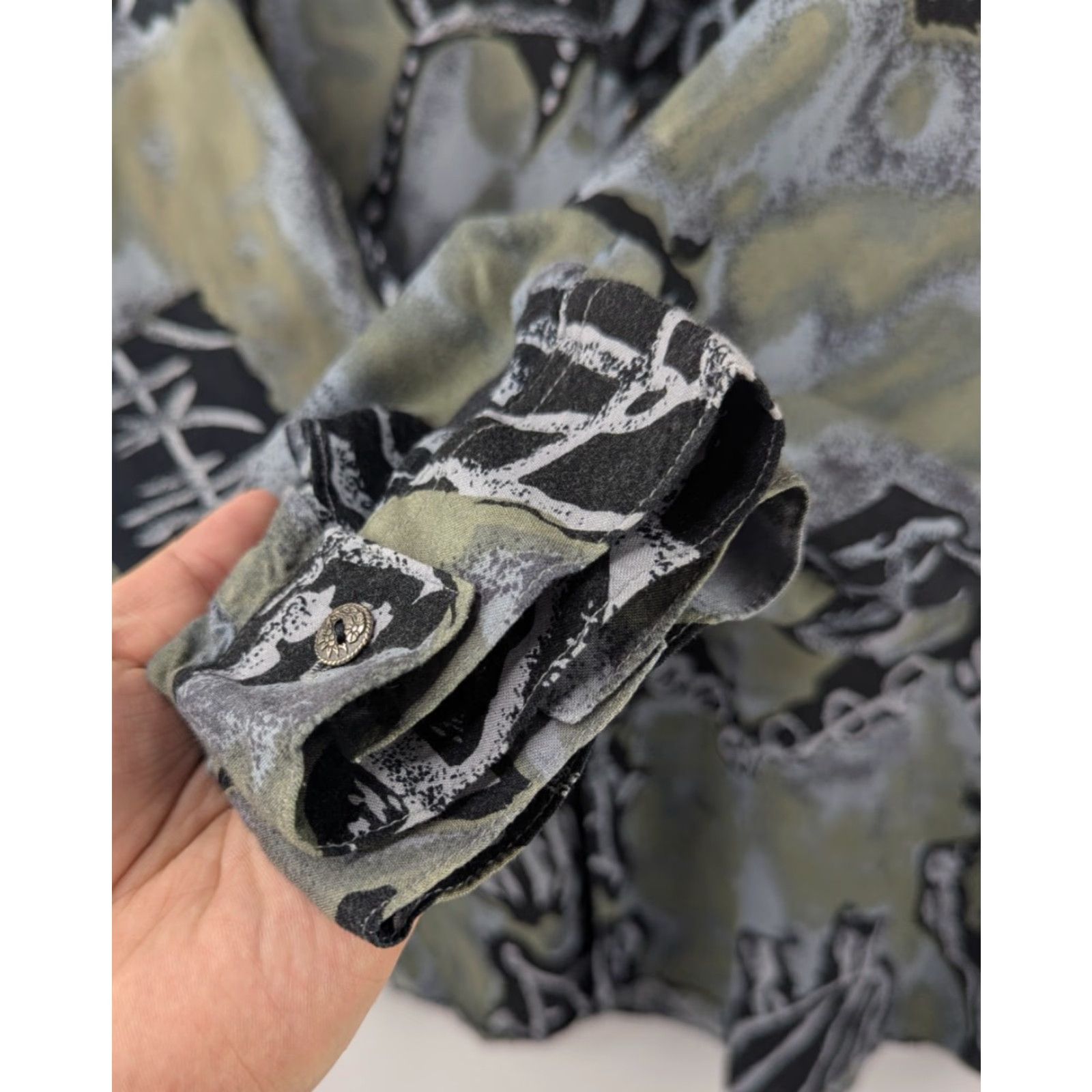 NEXT Next Originals Button Shirt Mens Abstract Long Sleeve Artsy hipster vintage no Size US L / EU 52-54 / 3 - 3 Thumbnail