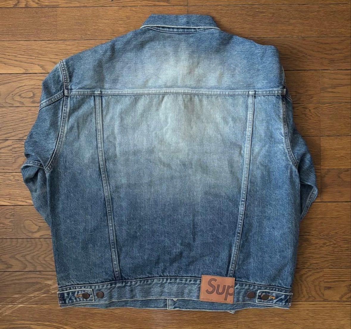 Supreme supreme distressed selvedge trucker jacket Size US S / EU 44-46 / 1 - 2 Thumbnail
