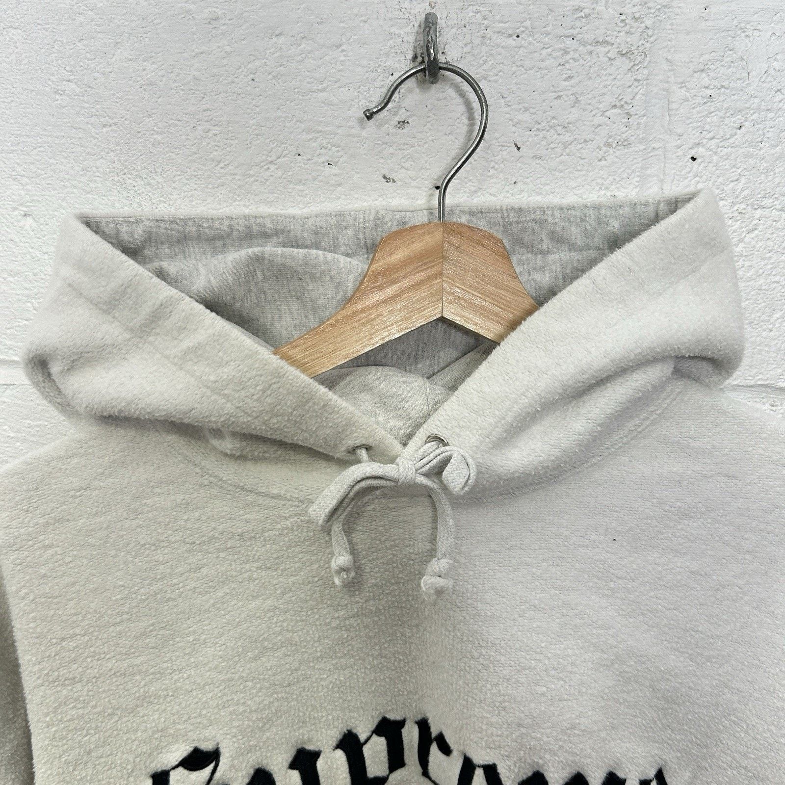 Supreme Supreme Reverse Fleece Hooded Sweatshirt “Ash Grey” FW16 Size US S / EU 44-46 / 1 - 4 Thumbnail