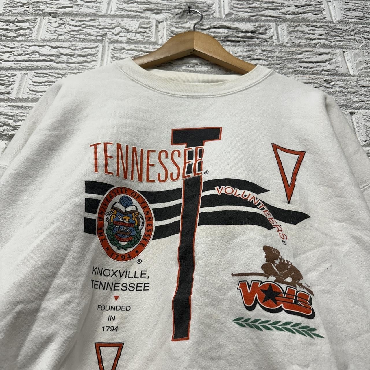 Vintage Vintage 90s Tennessee Volunteers Unique Sweatshirt Large Size US L / EU 52-54 / 3 - 2 Thumbnail
