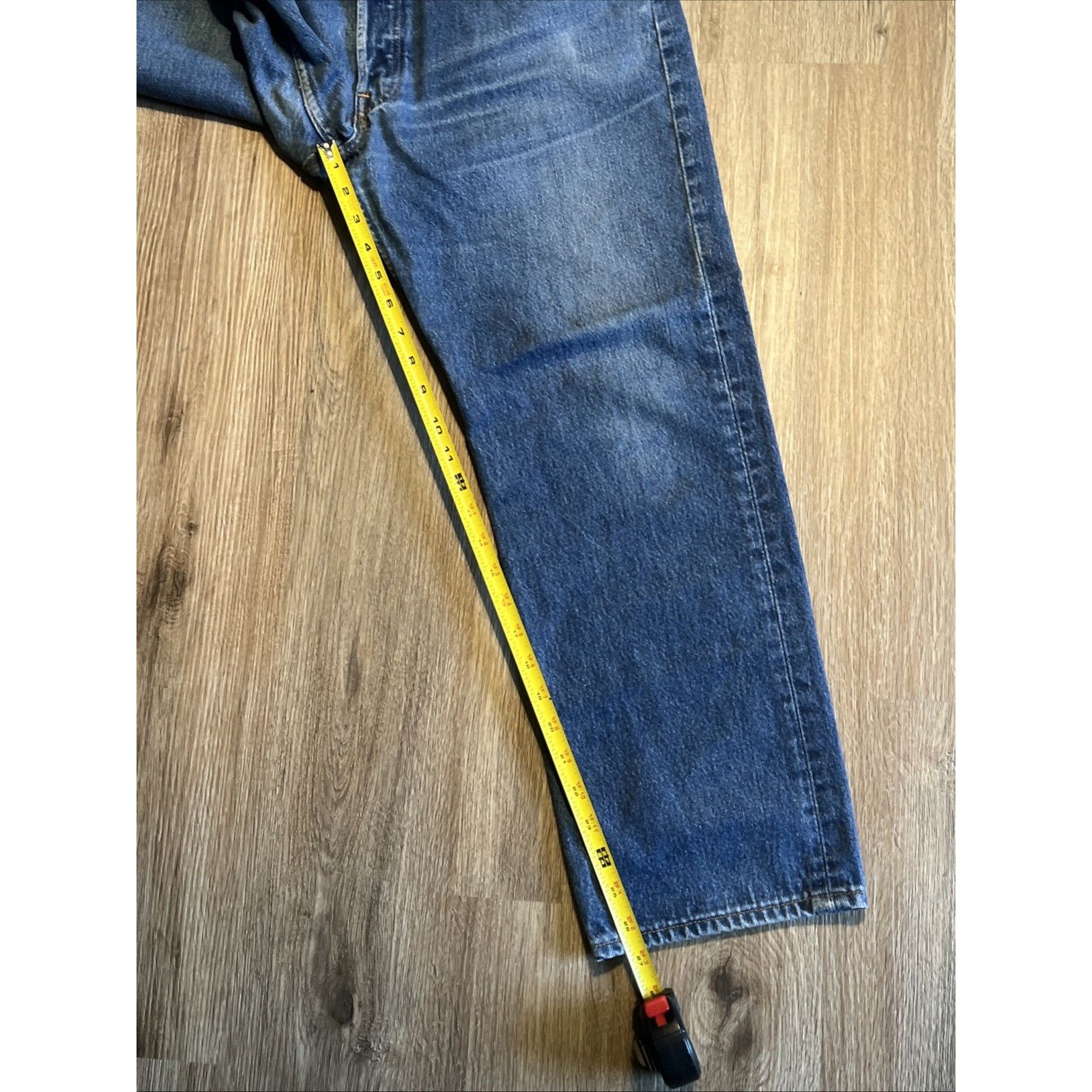 Levi's Vintage Levis 501 Jeans 34x26 90s Blue USA Made Denim Hige Size US 34 / EU 50 - 16 Thumbnail