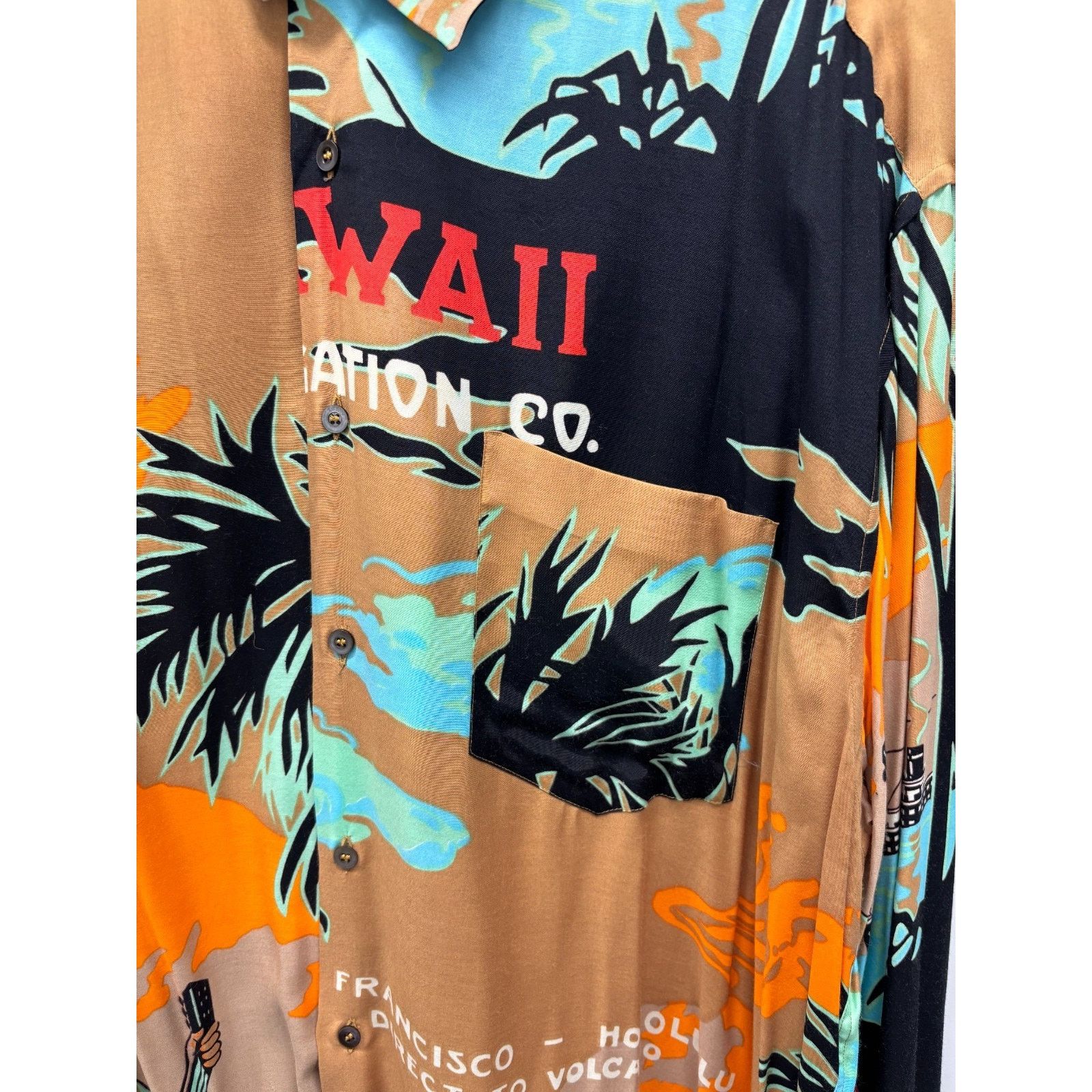 Dolce & Gabbana Vintage 90s Dolce & Gabbana Hawaii Print Rayon Shirt XL Size US XL / EU 56 / 4 - 2 Thumbnail