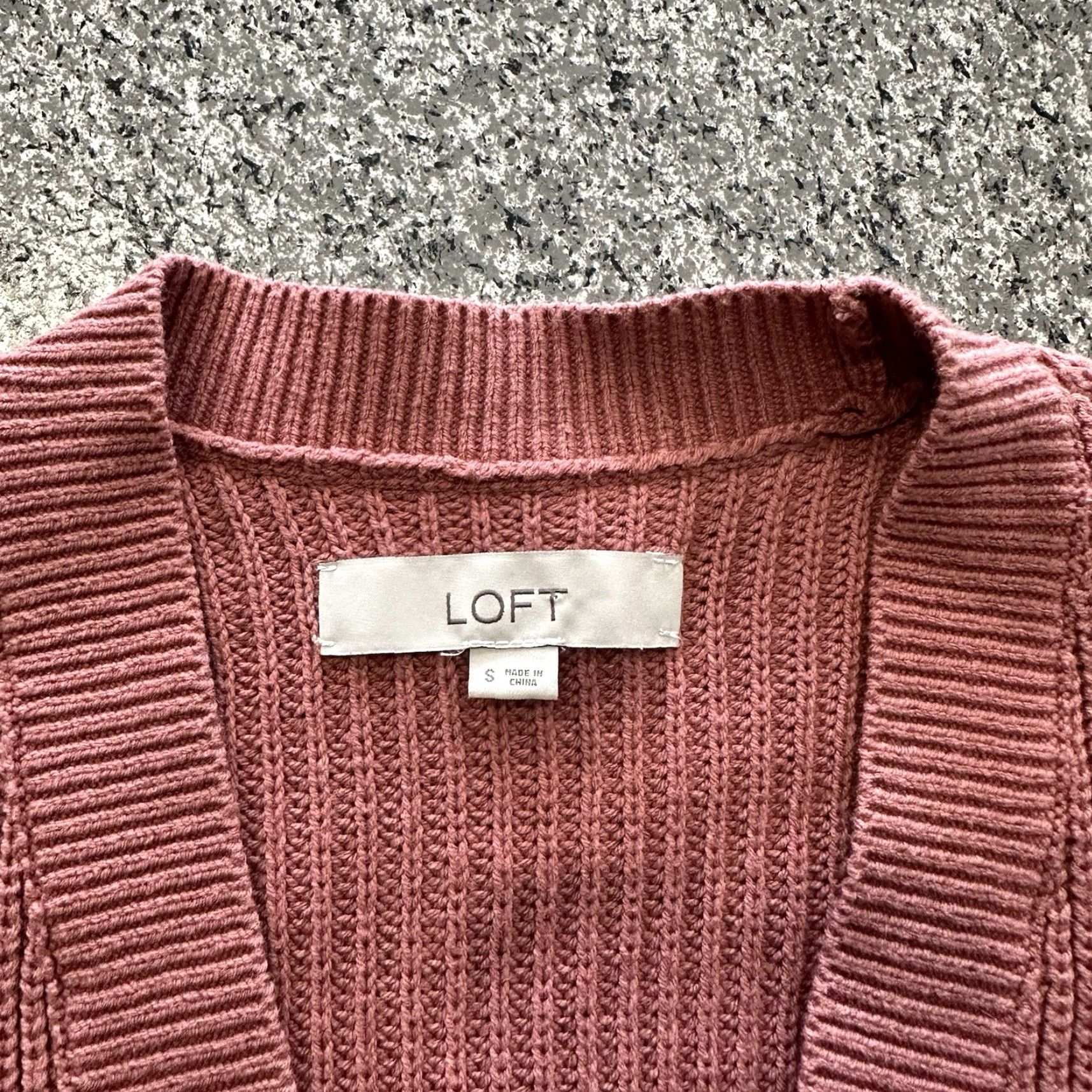 Loft Loft Cardigan Sweater Womens S Button Up Front Knit Red Size S / US 4 / IT 40 - 2 Thumbnail