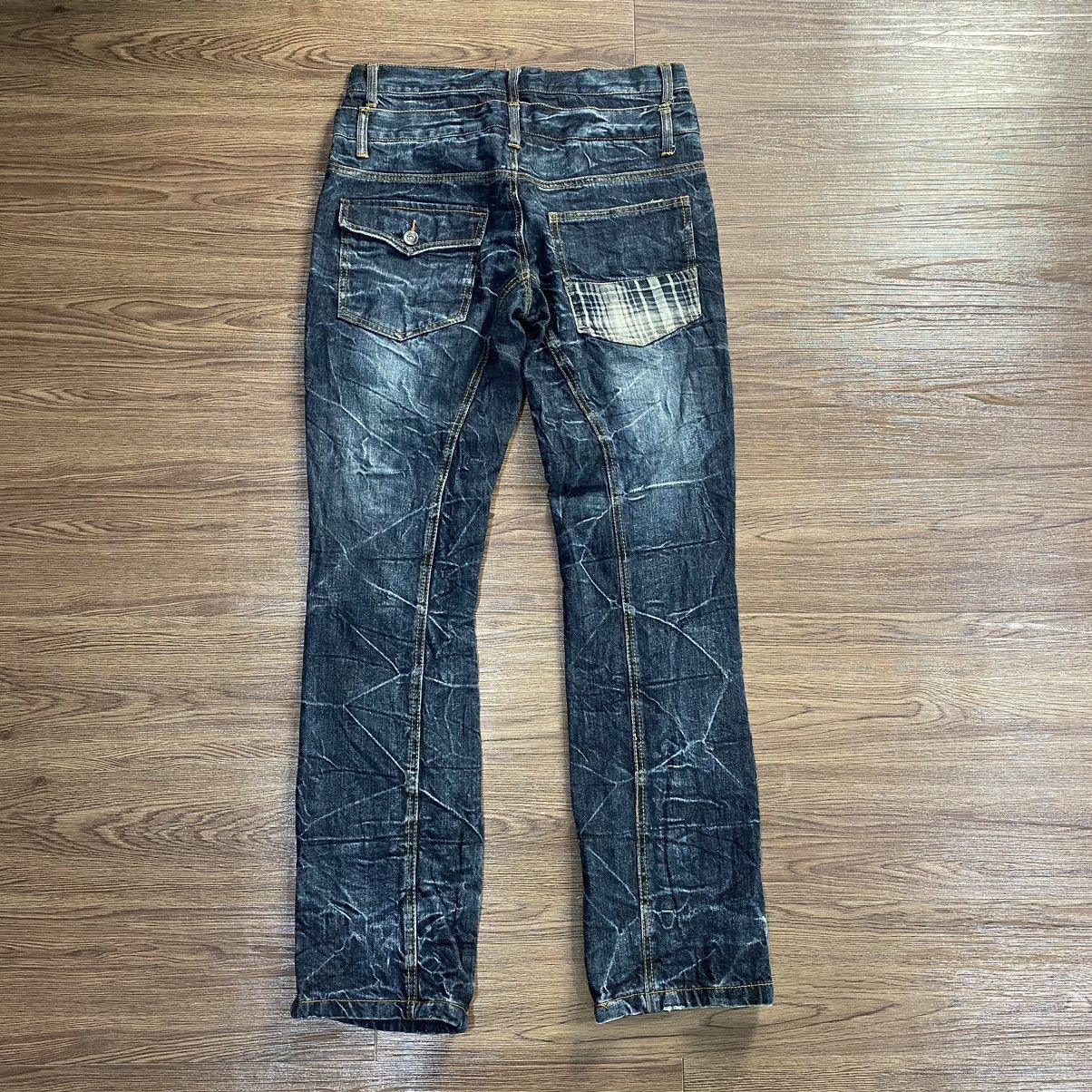 Hysteric Glamour DOUBLE WAIST JEANS NYLAUS CLOTHING RUSTY DENIM DISTRESSED Size US 31 - 3 Thumbnail