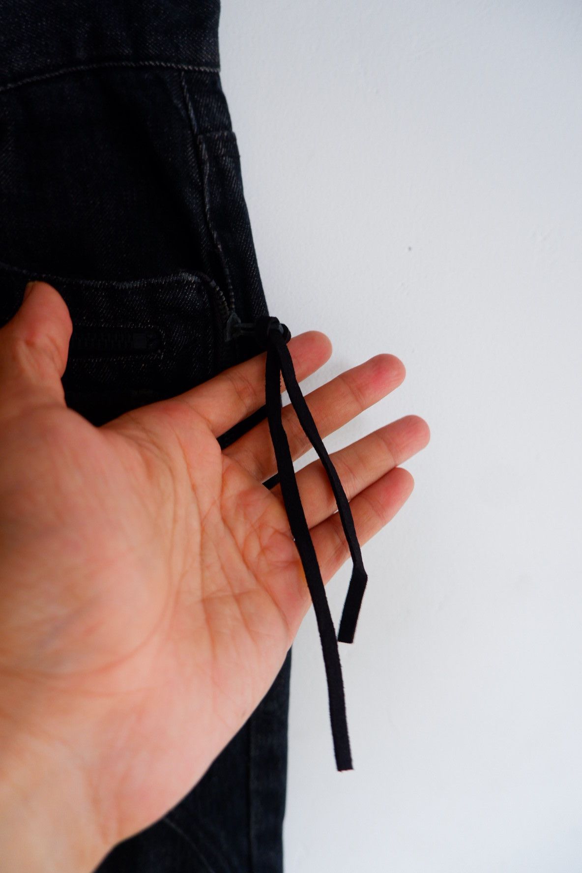 Tornado Mart Vintage Black Crobon Curved Jeans Size US 33 - 6 Thumbnail