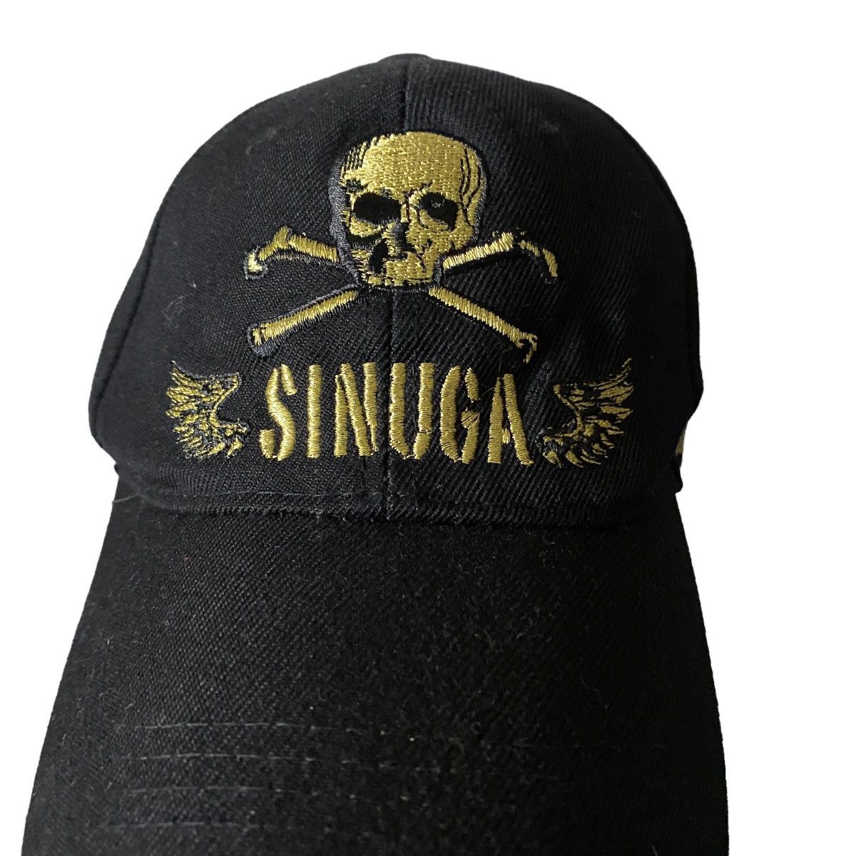 Japanese Brand Skull Sinuga Golden Hat Size ONE SIZE - 1 Thumbnail