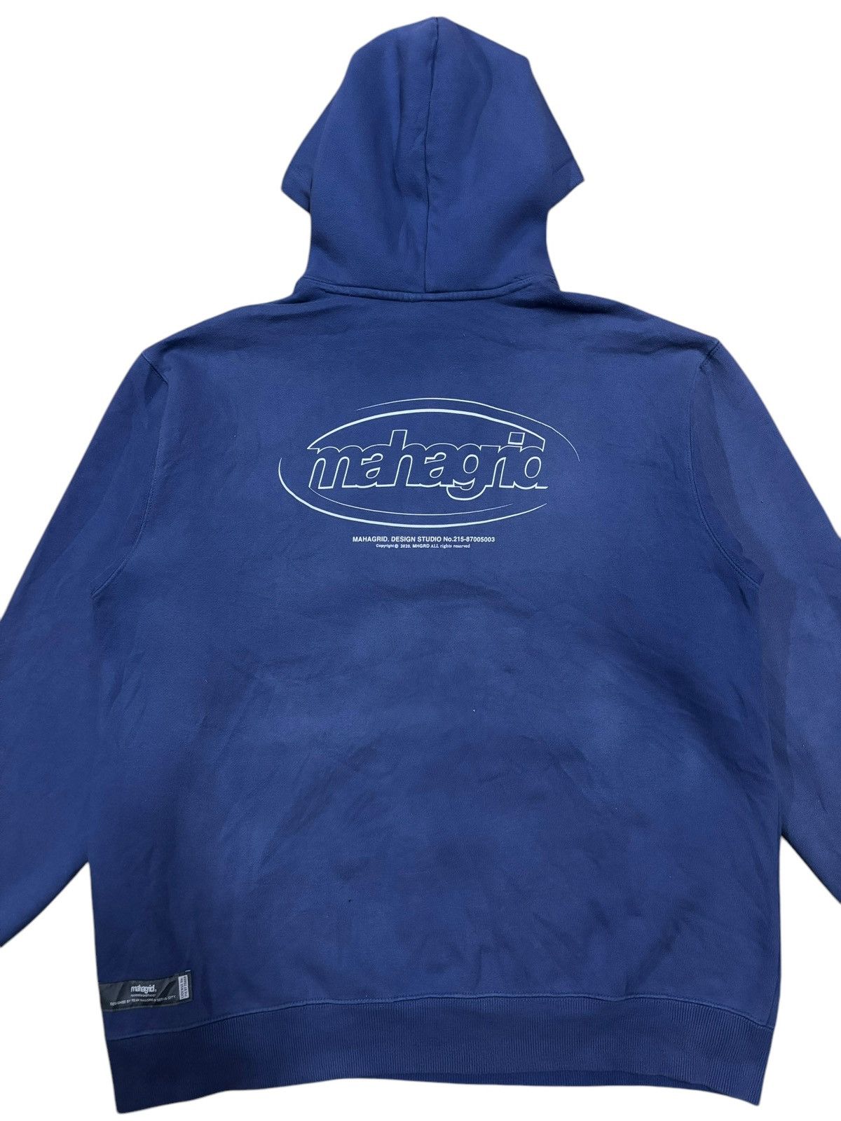 Japanese Brand Vtg 90s Mahagrid Heavyweight Hoodie Size US L / EU 52-54 / 3 - 6 Thumbnail