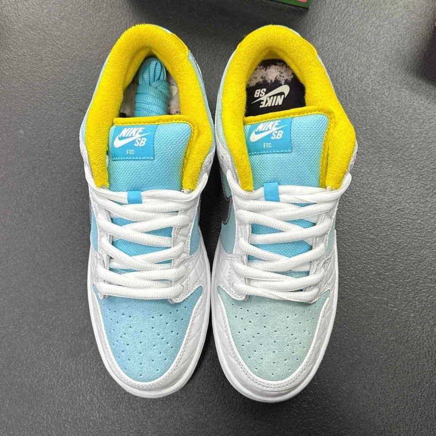 Nike Size 9 - Nike SB Dunk Low FTC Lagoon Pulse DH7687-400 Size US 9 / EU 42 - 3 Thumbnail