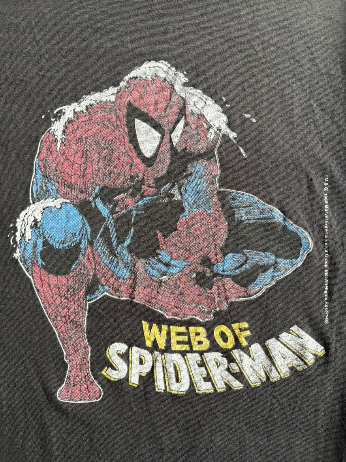 Marvel Comics Vintage 1989 Marvel Web of Spider Man Todd McFarlane Tee Size US L / EU 52-54 / 3 - 3 Thumbnail