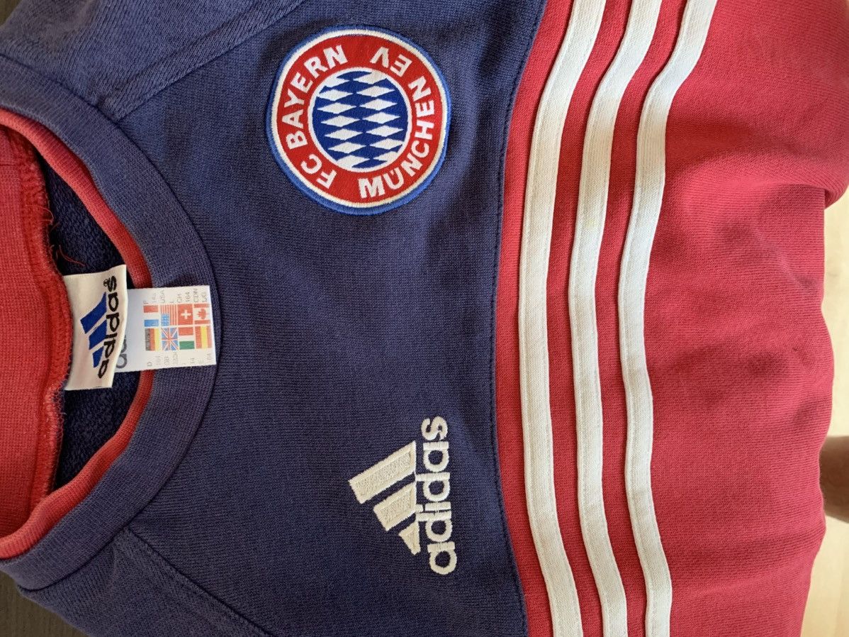 Adidas × Vintage Vintage Sweatshirt Adidas Bayern Size US M / EU 48-50 / 2 - 9 Thumbnail
