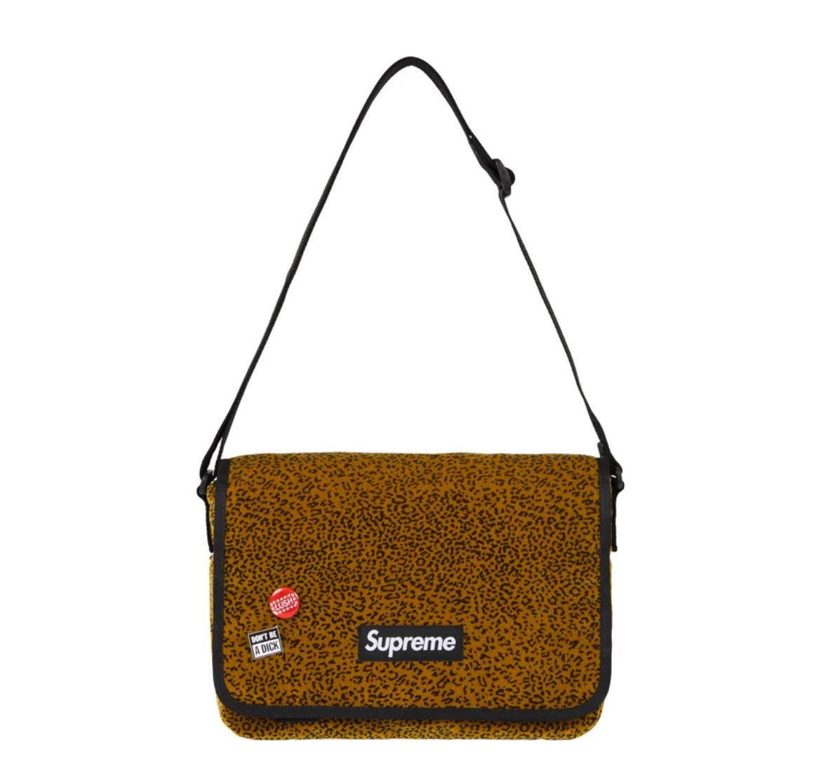 Supreme Supreme Velvet Messenger Bag Leopard Size ONE SIZE - 1 Thumbnail