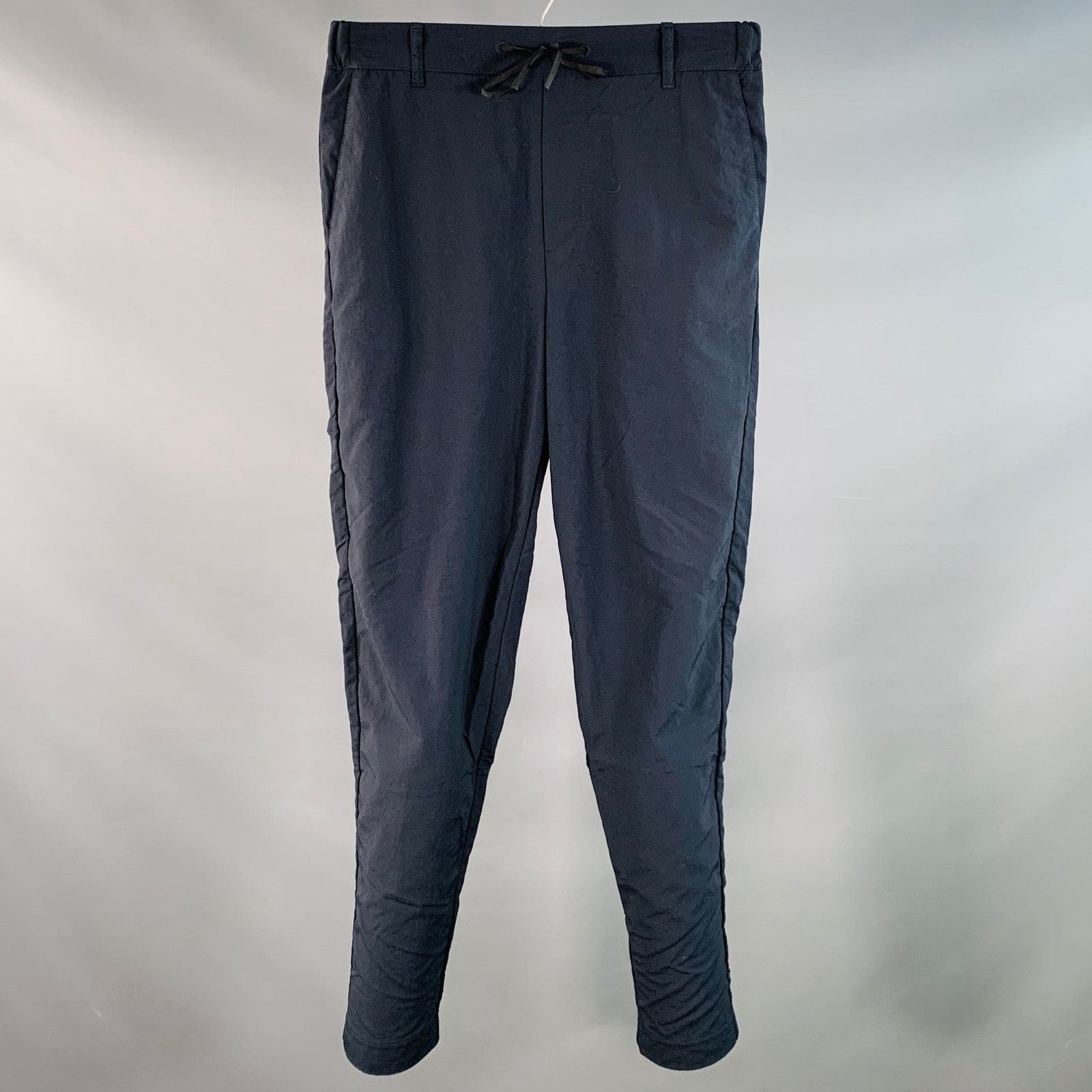 Maison Kitsune Size XS Navy Nylon Tapered Drawstring Casual Pants Size US 28 / EU 44 - 1 Thumbnail