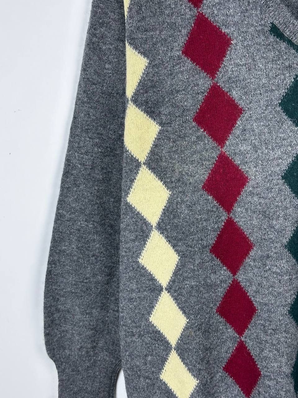 Pringle Of Scotland × Vintage Vintage Pringle Sports Pure Wool Abstract Geometric Sweater Size US L / EU 52-54 / 3 - 5 Thumbnail