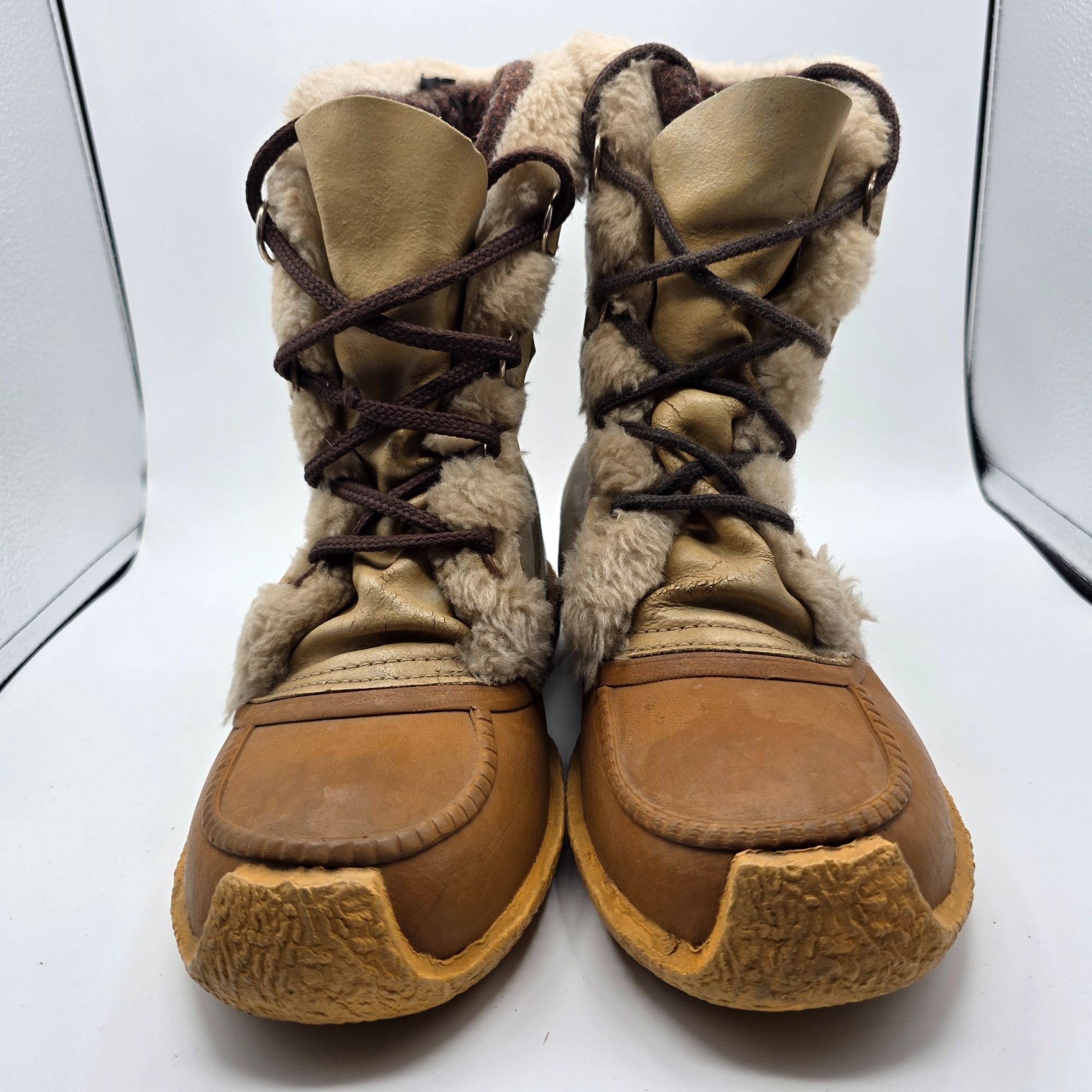 SOREL Sorel Nanook Womens Size 8 Brown Winter Boots Wool Removable Size US 8 / IT 38 - 12 Thumbnail