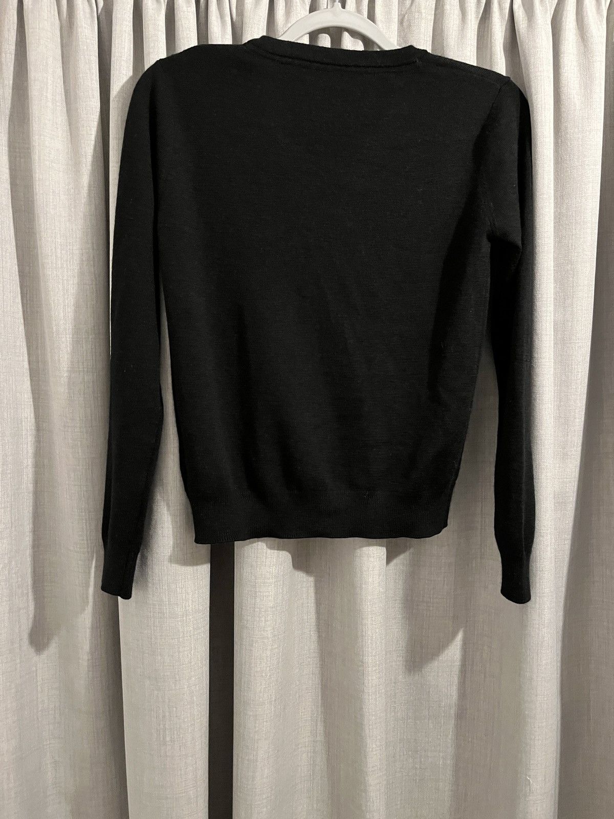 H&M Black v- neck jumper Size US S / EU 44-46 / 1 - 4 Thumbnail