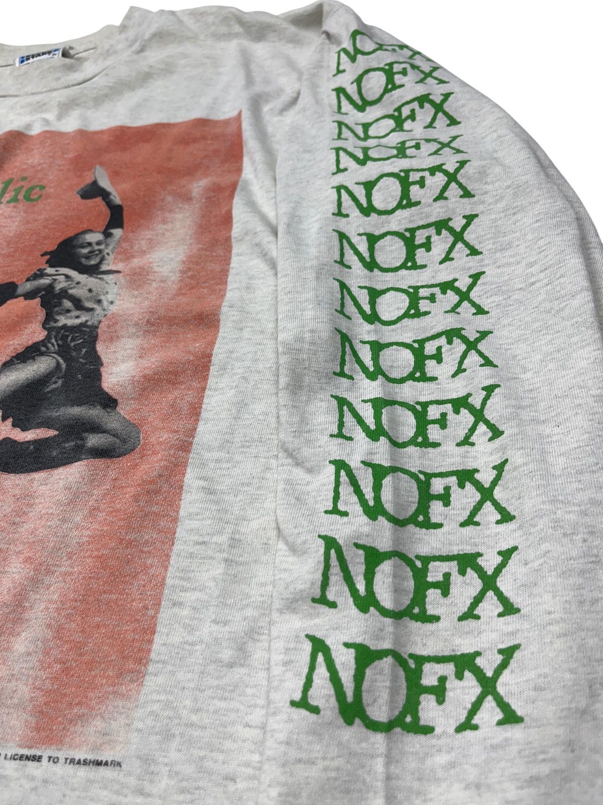 Band Tees Vintage 1995 NOFX Punk In Drublic Long Sleeve Shirt Madball Size US L / EU 52-54 / 3 - 8 Thumbnail