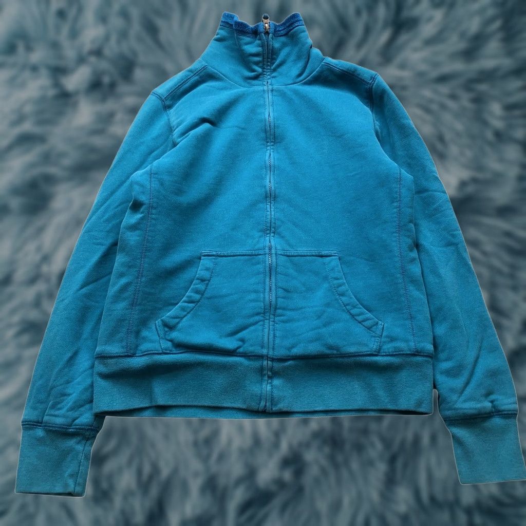 Vintage VINTAGE L.L. Bean Sherpa Lined Sweater Jacket Womens S Long Sleeve Full Zip Teal Blue Size S / US 4 / IT 40 - 1 Thumbnail