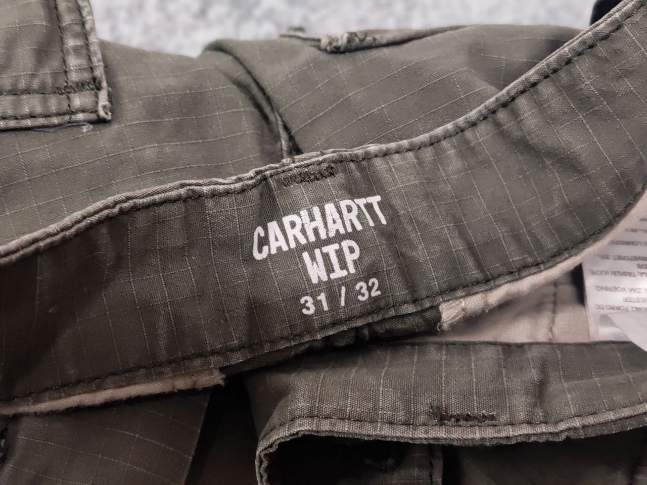 Carhartt Vintage 90s Carhartt regular Cargo Pants Distressed ripstop Size US 31 - 18 Thumbnail