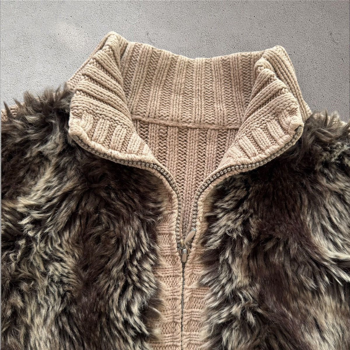 If Six Was Nine × Japanese Brand JAPANESE STYLE VINTAGE FAUX FUR KNIT SWEATER Size M / US 6-8 / IT 42-44 - 5 Thumbnail