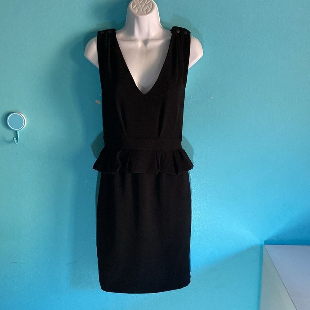 Maje Maje Womens Black Sleeveless V-Neck Dress Size 1 Fits US Size XS Size XS / US 0-2 / IT 36-38 - 5 Thumbnail