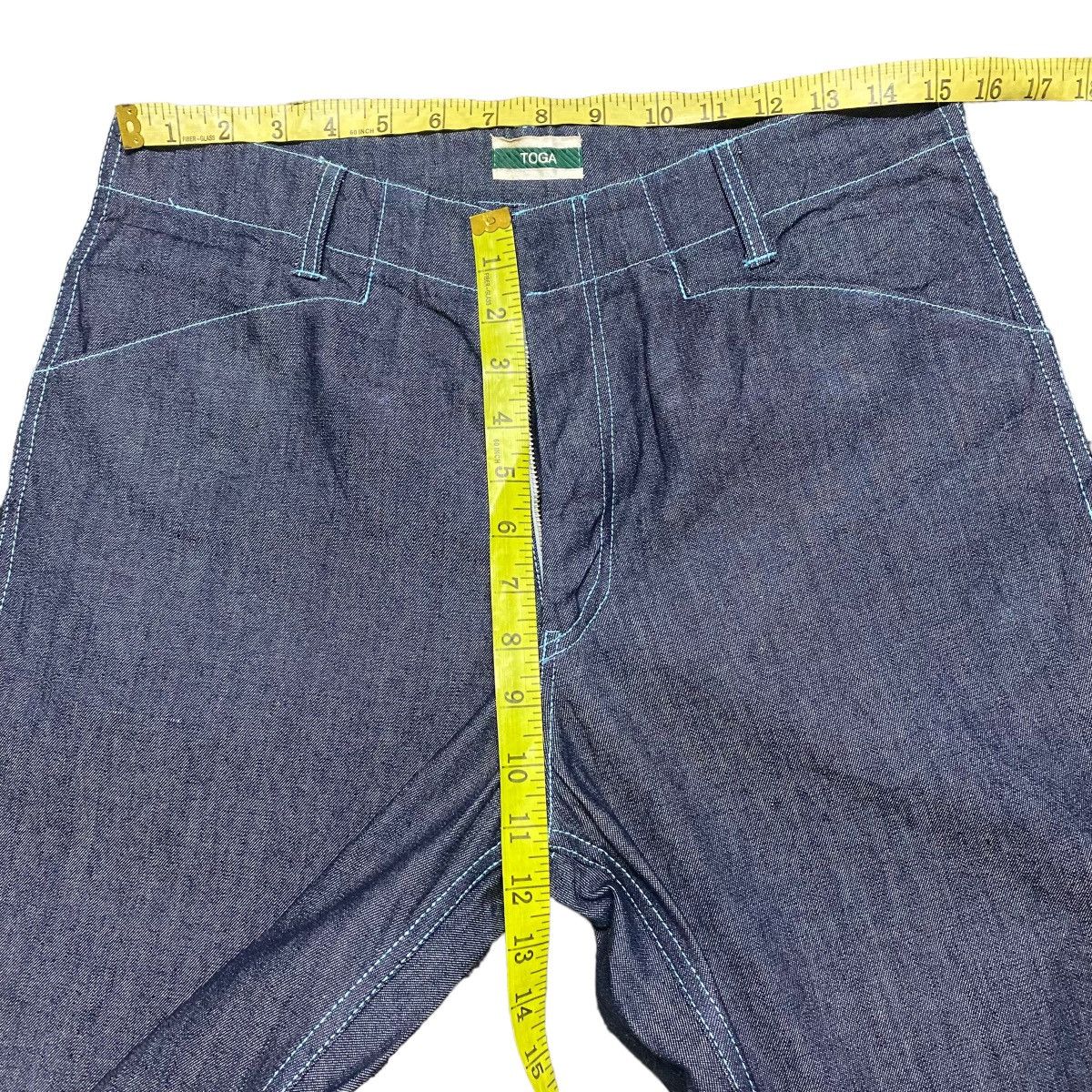Toga Toga Archive Blue Stitch Denim Nankai Pants Size US 30 / EU 46 - 16 Thumbnail