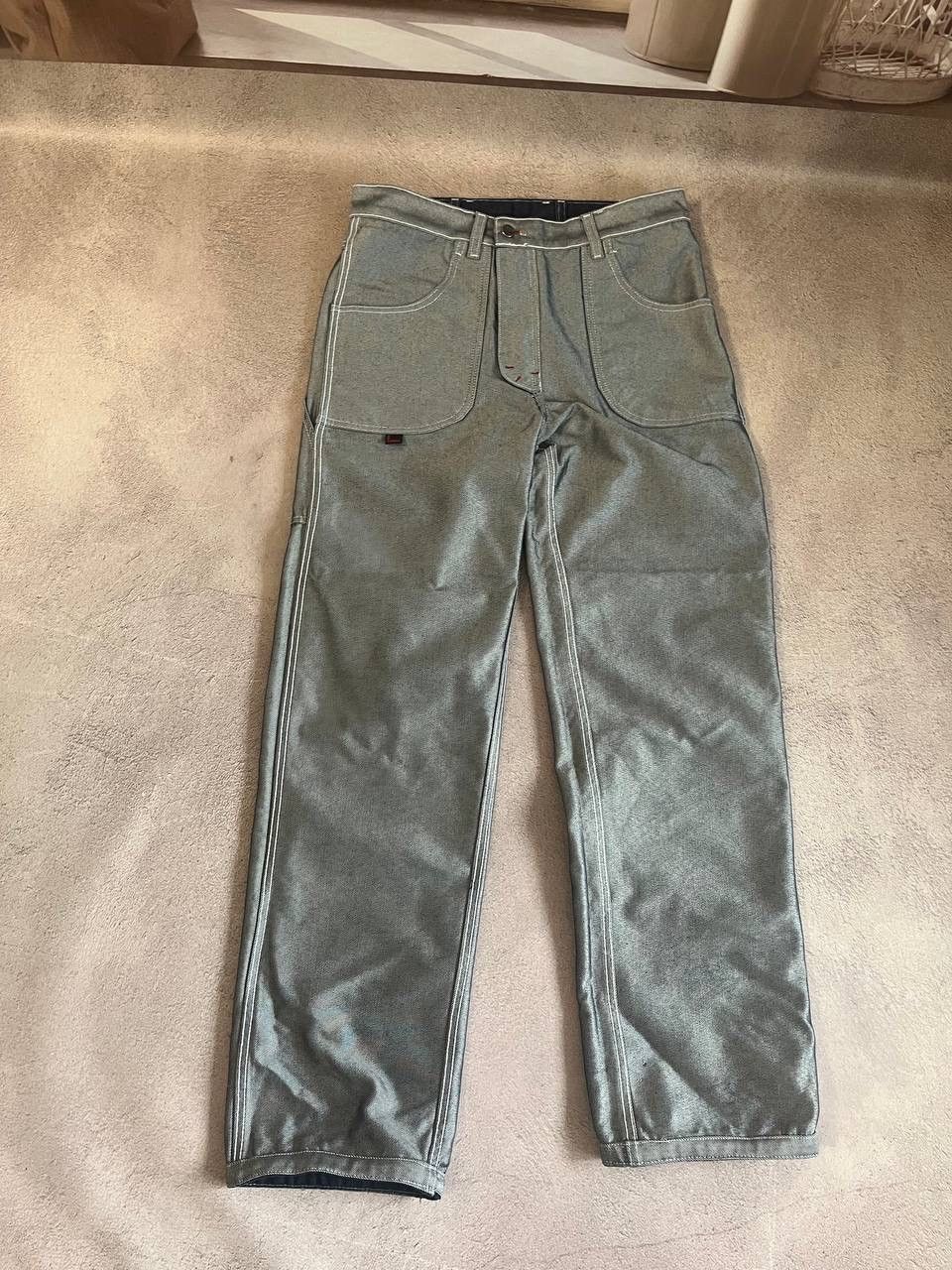 Japanese Brand Reversible pants Faded denim thrashed y2k distressed jeans Size US 32 / EU 48 - 4 Thumbnail