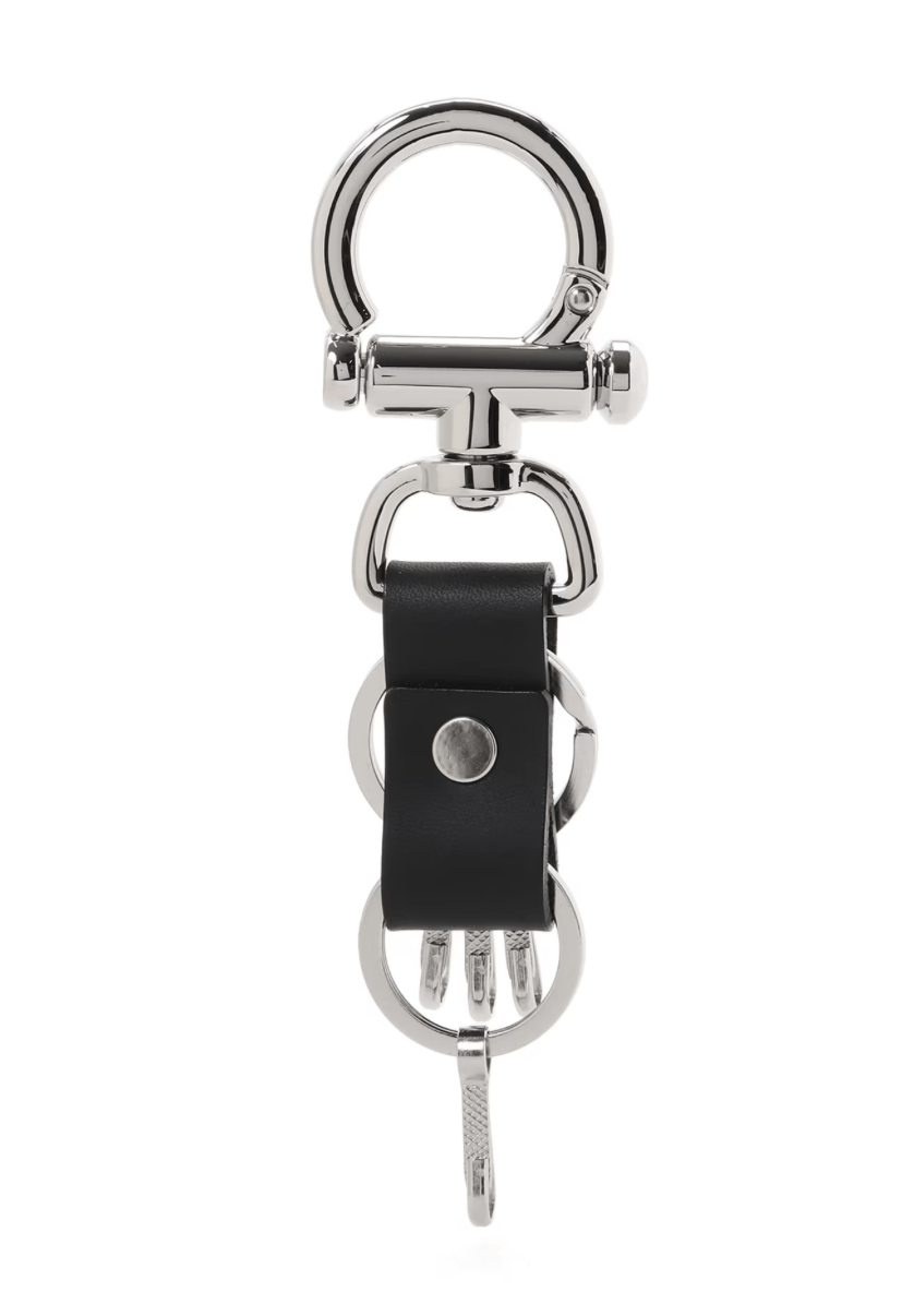 Yohji Yamamoto Yohji Yamamoto BAR STYLE LEATHER STRAP KEY FLOCK Size ONE SIZE - 3 Thumbnail