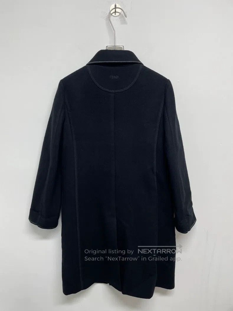 Fendi Fendi Leather Trim Cashmere Coat Size S / US 4 / IT 40 - 5 Thumbnail