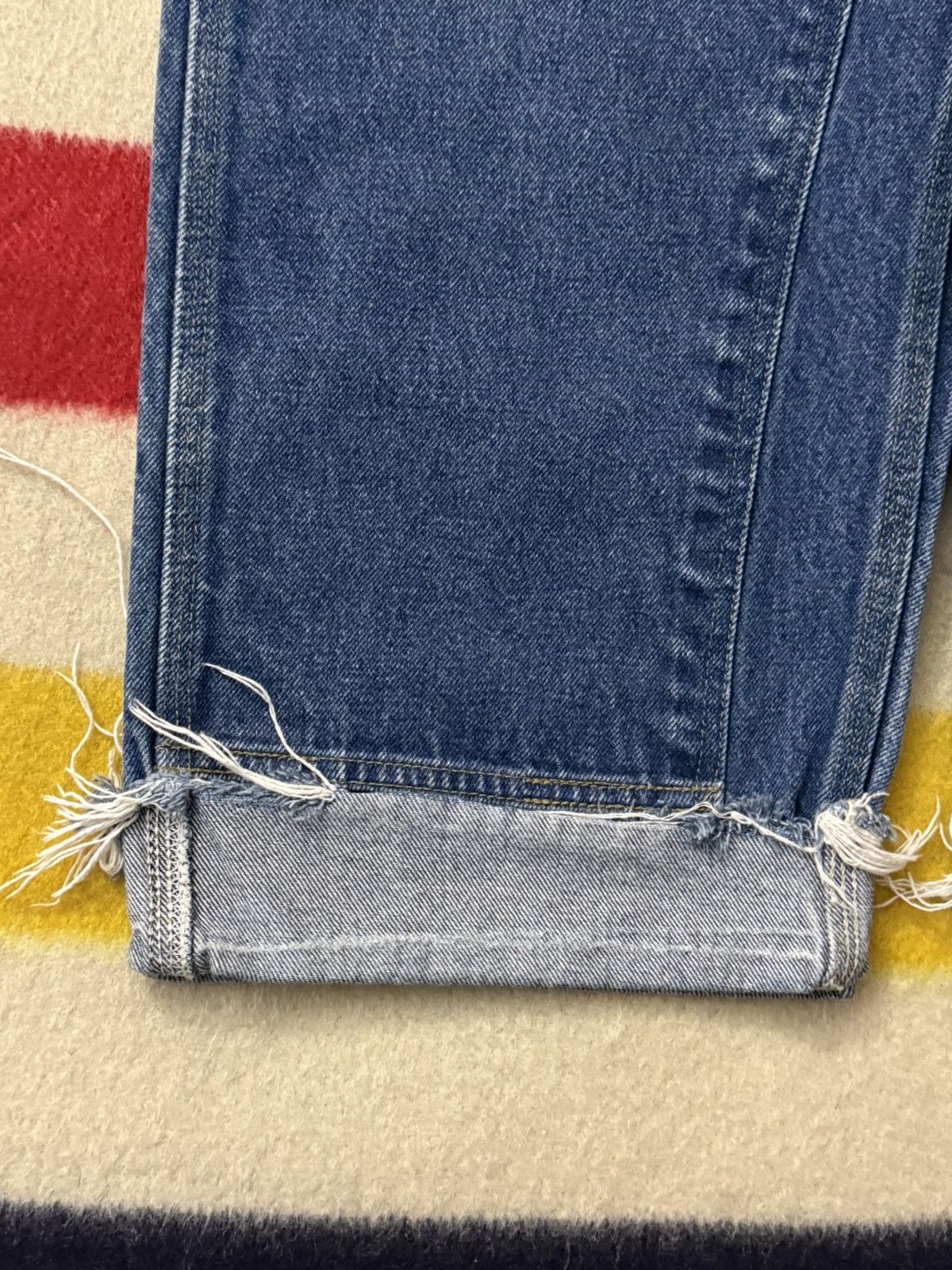 Carhartt Vintage 90s Carhartt Denim Double Knee 38 Wide Leg Jeans Size US 38 / EU 54 - 10 Thumbnail