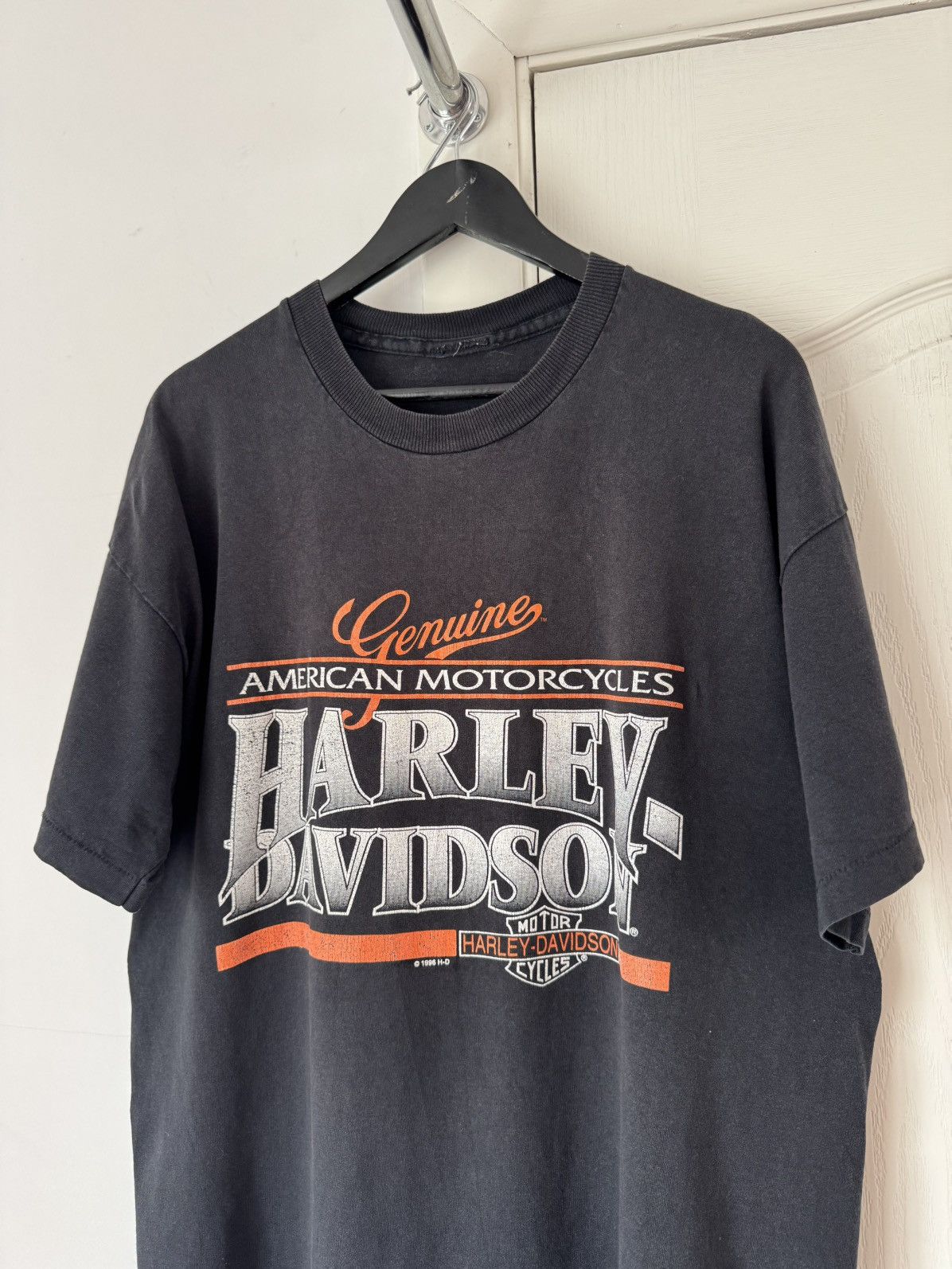 Harley Davidson Vintage 1996 Harley Davidson Single Stitching T Shirt Size US XL / EU 56 / 4 - 3 Thumbnail
