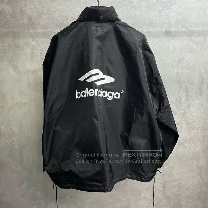 Balenciaga Balenciaga Black Logo Zip Jacket. Size US S / EU 44-46 / 1 - 5 Thumbnail