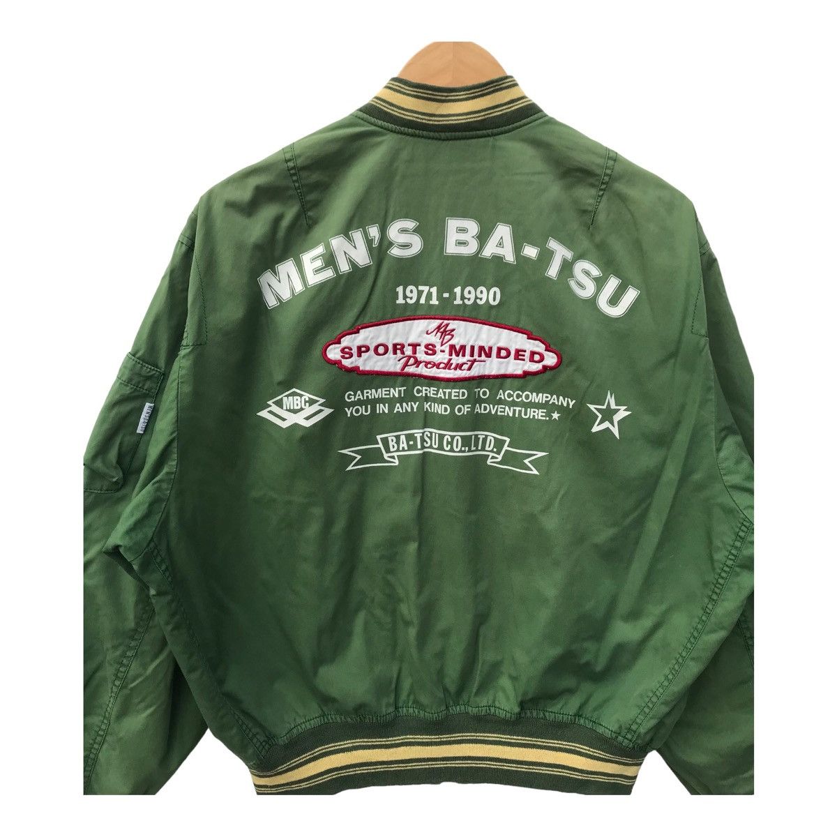 Japanese Brand Japan Streetwear Men’s Ba-tsu Spellout Sun Faded Jacket Size US M / EU 48-50 / 2 - 10 Thumbnail