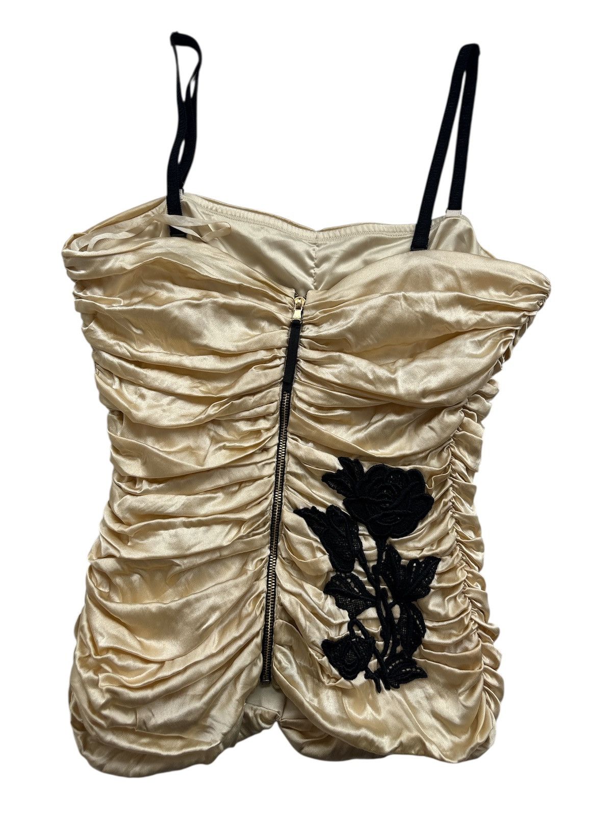 Dolce & Gabbana Y2K Silk Corset Bustier Size M / US 6-8 / IT 42-44 - 2 Thumbnail