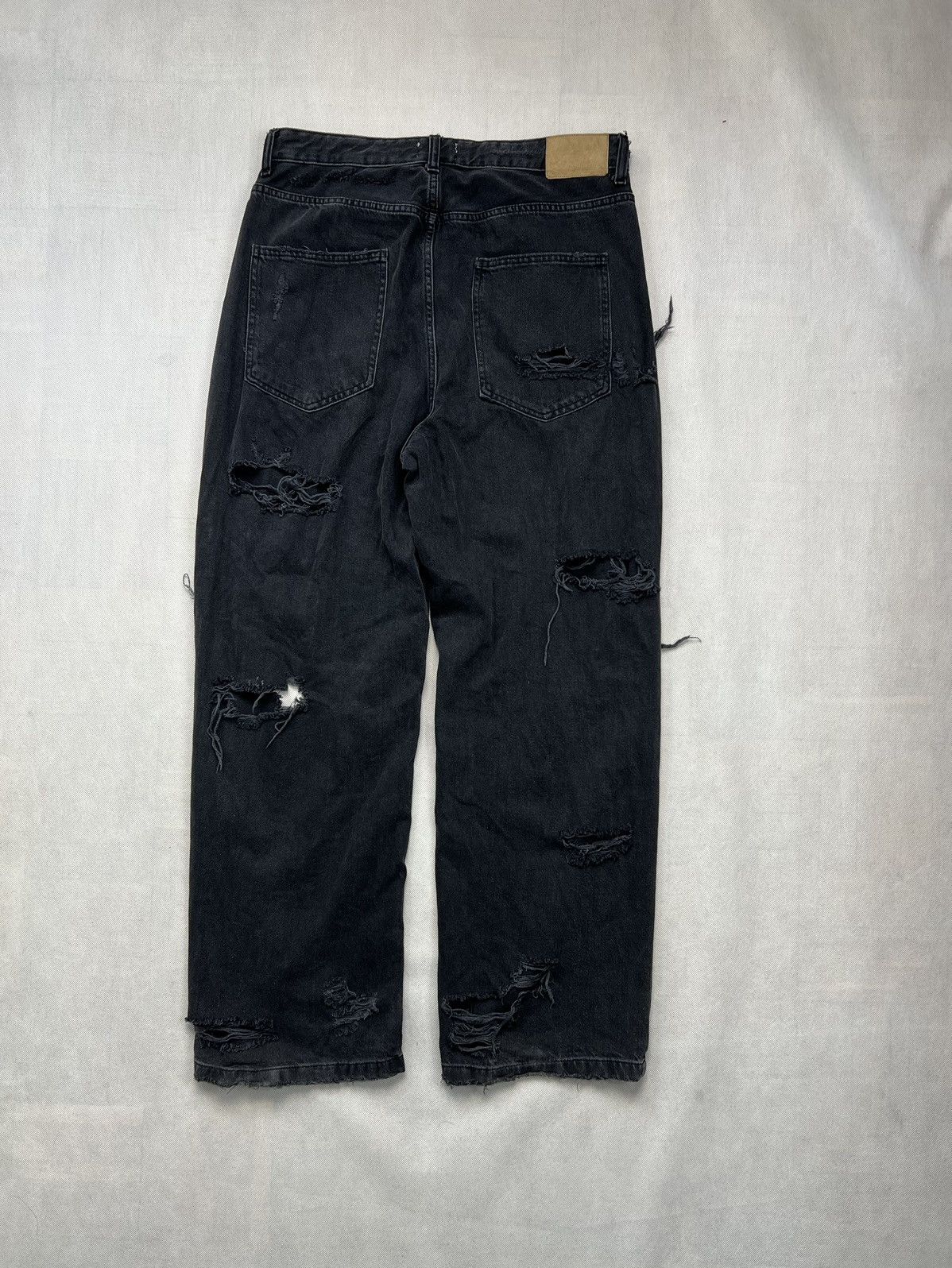 Other Spodnie Yourturn Abrasions Holes Jeans Avant Garde Size US 32 / EU 48 - 3 Thumbnail